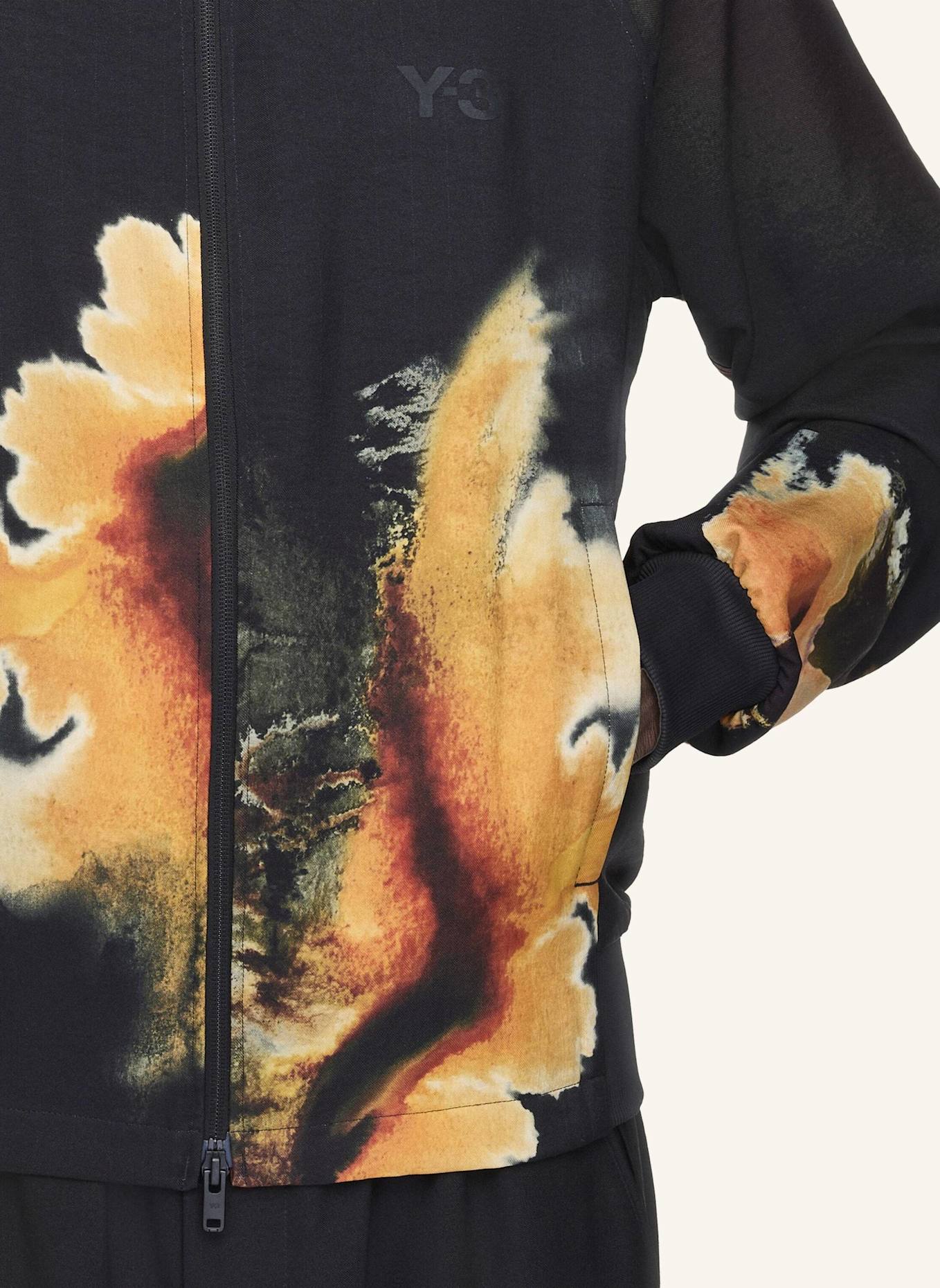 Y-3 Y-3 AOP TRACK TOP – 3-STREIFEN: SCHWARZ