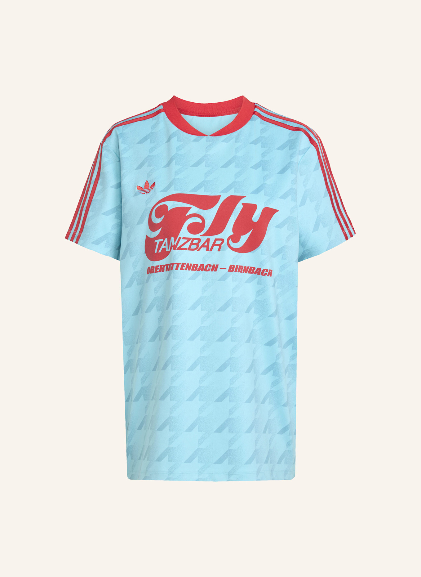 adidas Originals FUSSBALLTRIKOT MIT ALLOVER-GRAFIKPRINT: BLAU