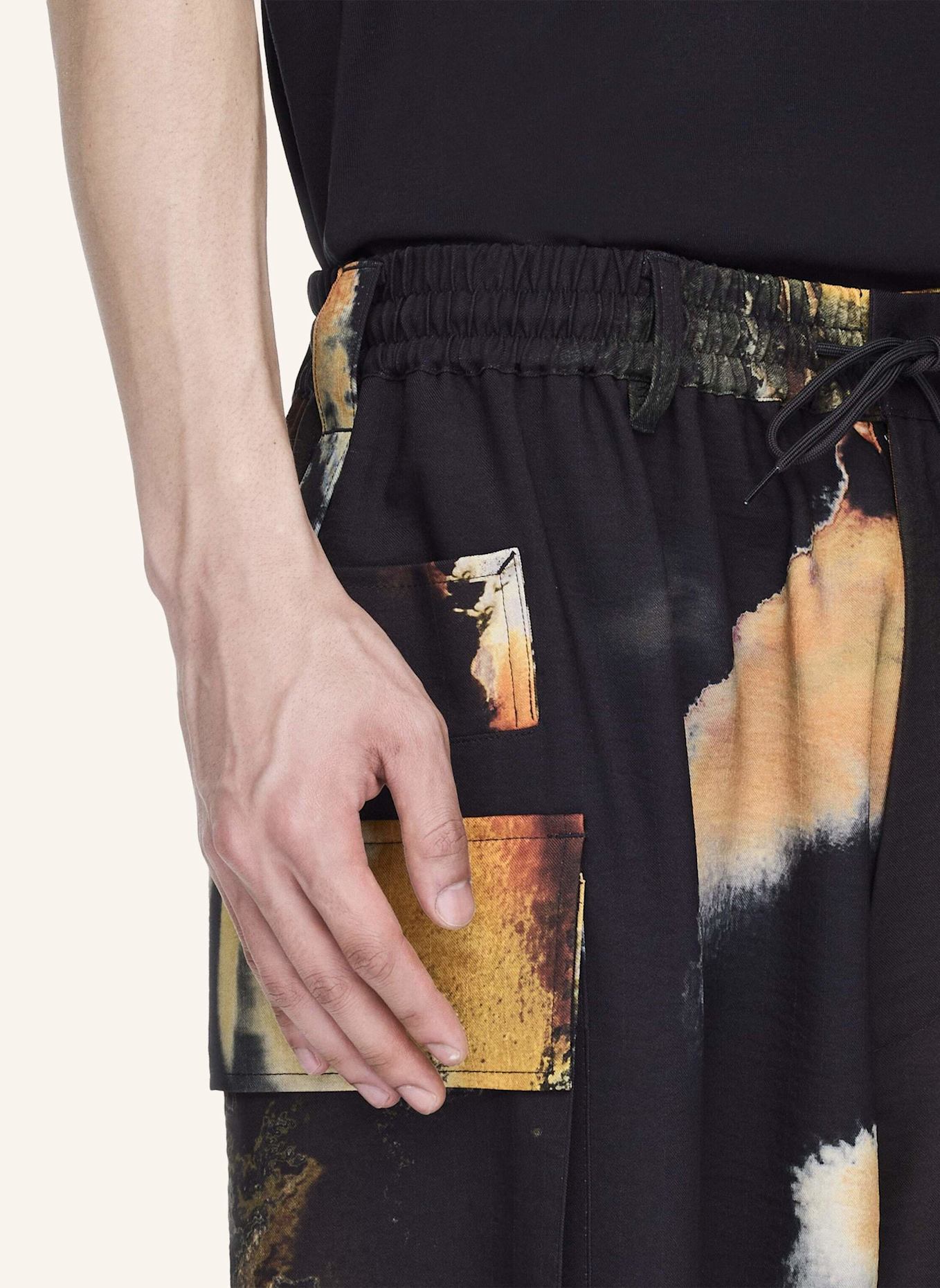 Y-3 Y-3 AOP SPORT UNIFORM CARGOHOSE: SCHWARZ