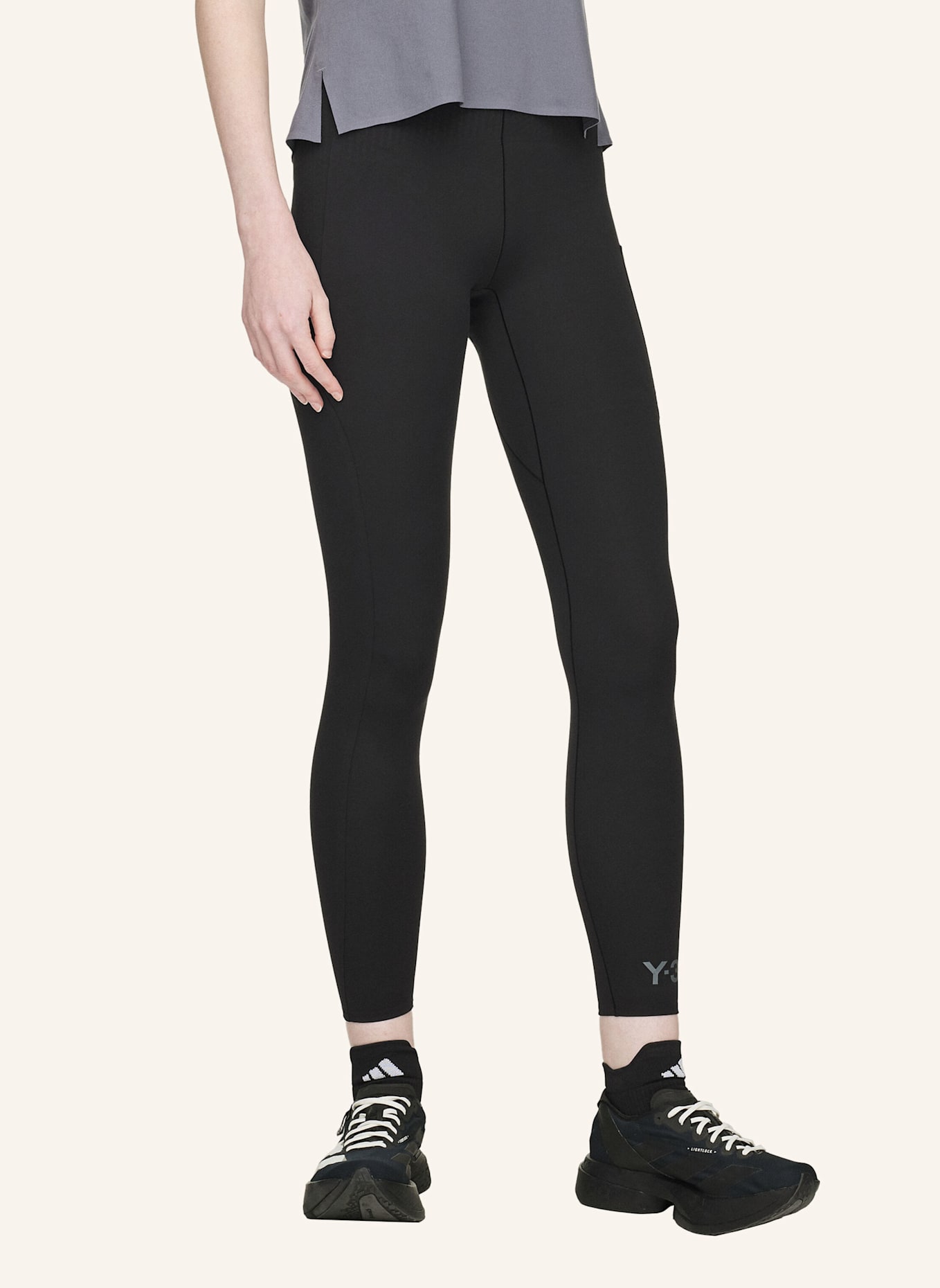 Y-3 Y-3 RUNNING LEGGINGS: SCHWARZ