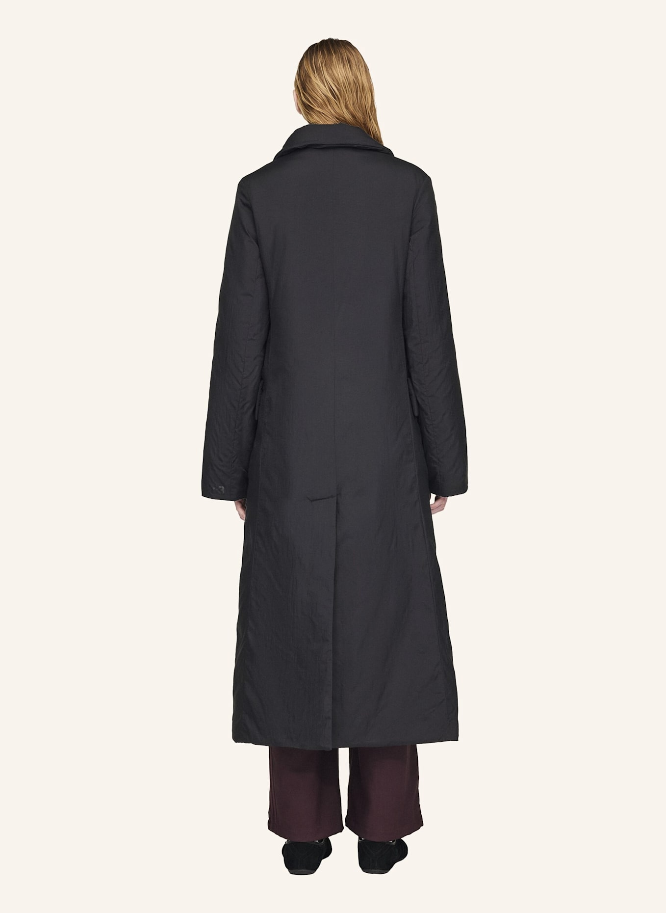 Y-3 Y-3 PADDED COAT: SCHWARZ