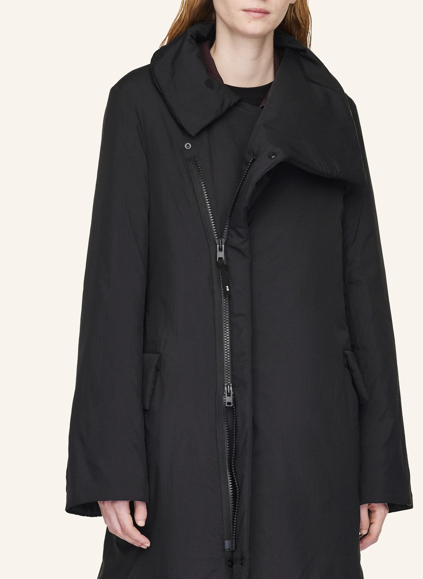 Y-3 Y-3 PADDED COAT: SCHWARZ