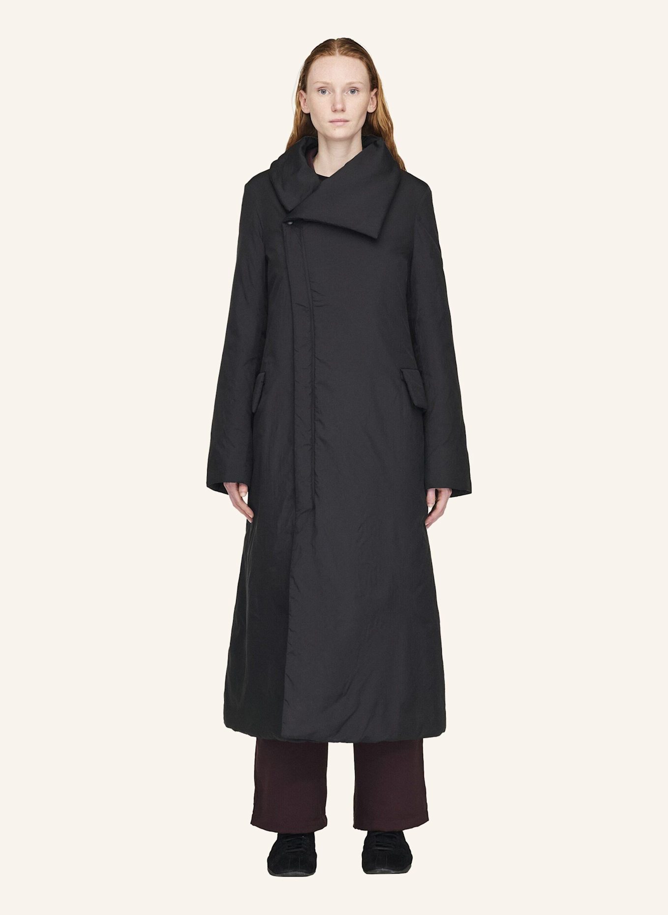 Y-3 Y-3 PADDED COAT: SCHWARZ