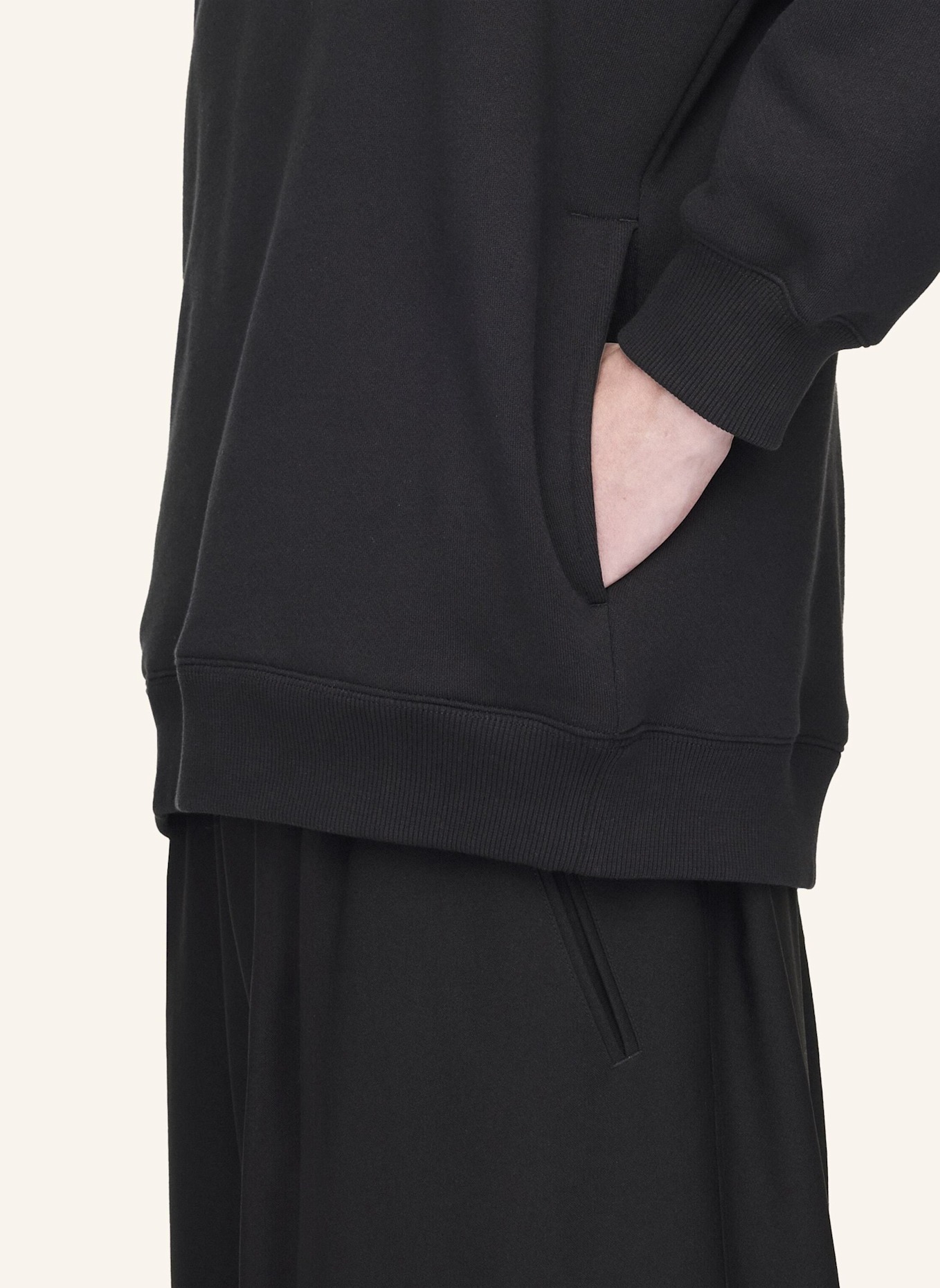 Y-3 Y-3 GRAPHIC FT HOODIE: SCHWARZ