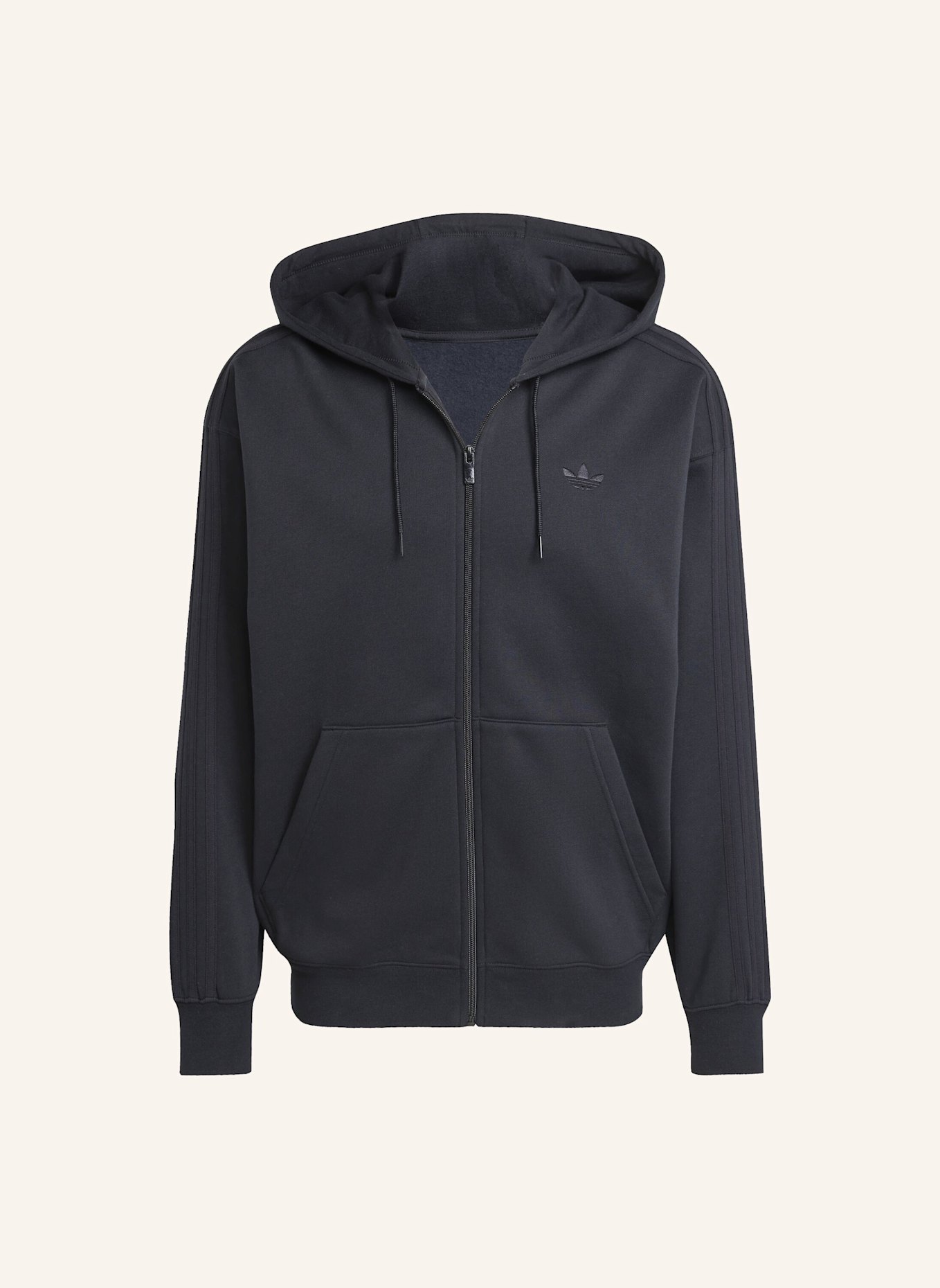 adidas Originals ADIDAS ADICOLOR KAPUZENJACKE, OVERSIZE: SCHWARZ