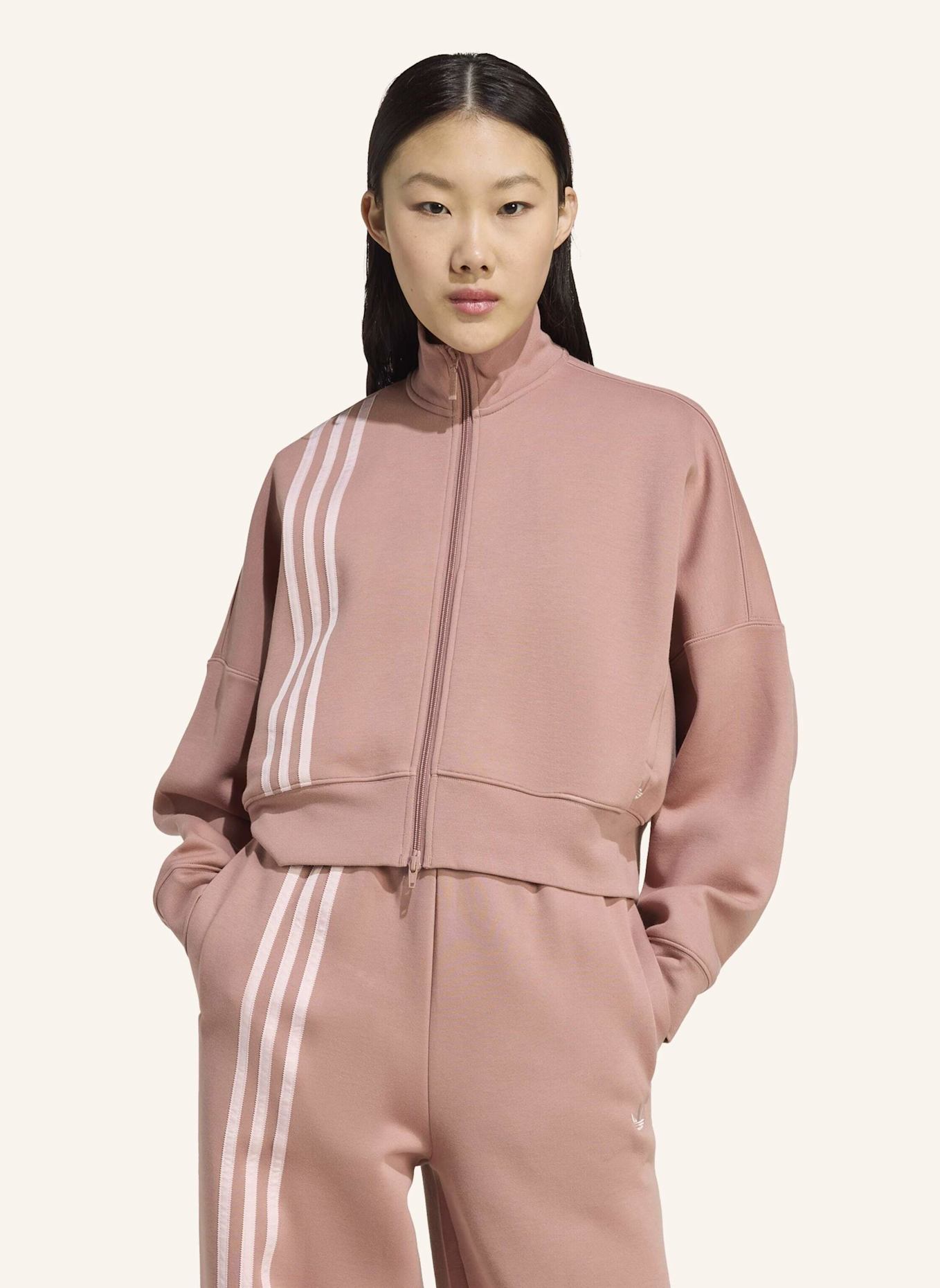 adidas Originals OFF PLACED 3-STREIFEN ZIP UP: CAMEL