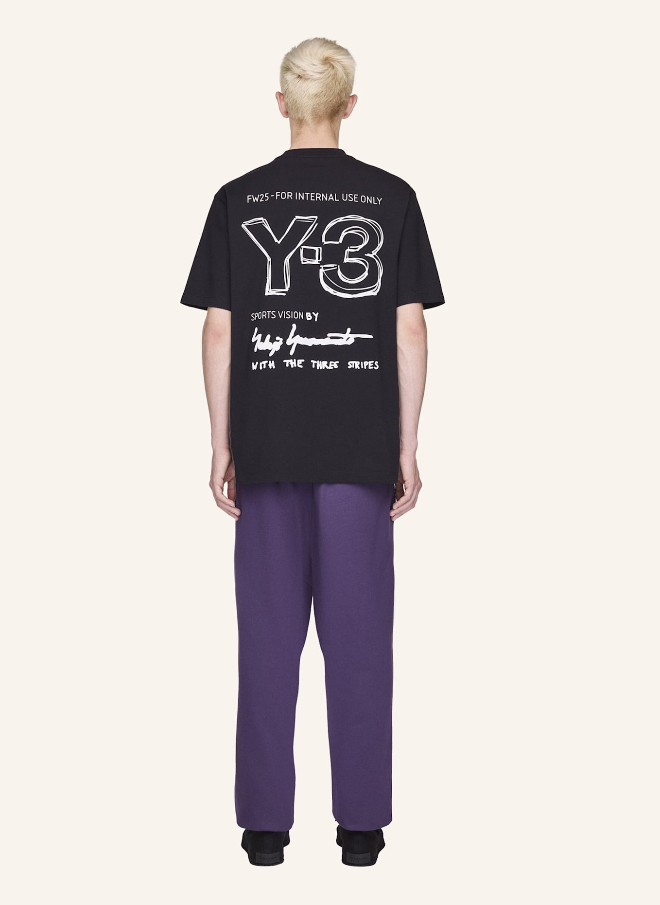 Y-3 Y-3 T-SHIRT: SCHWARZ
