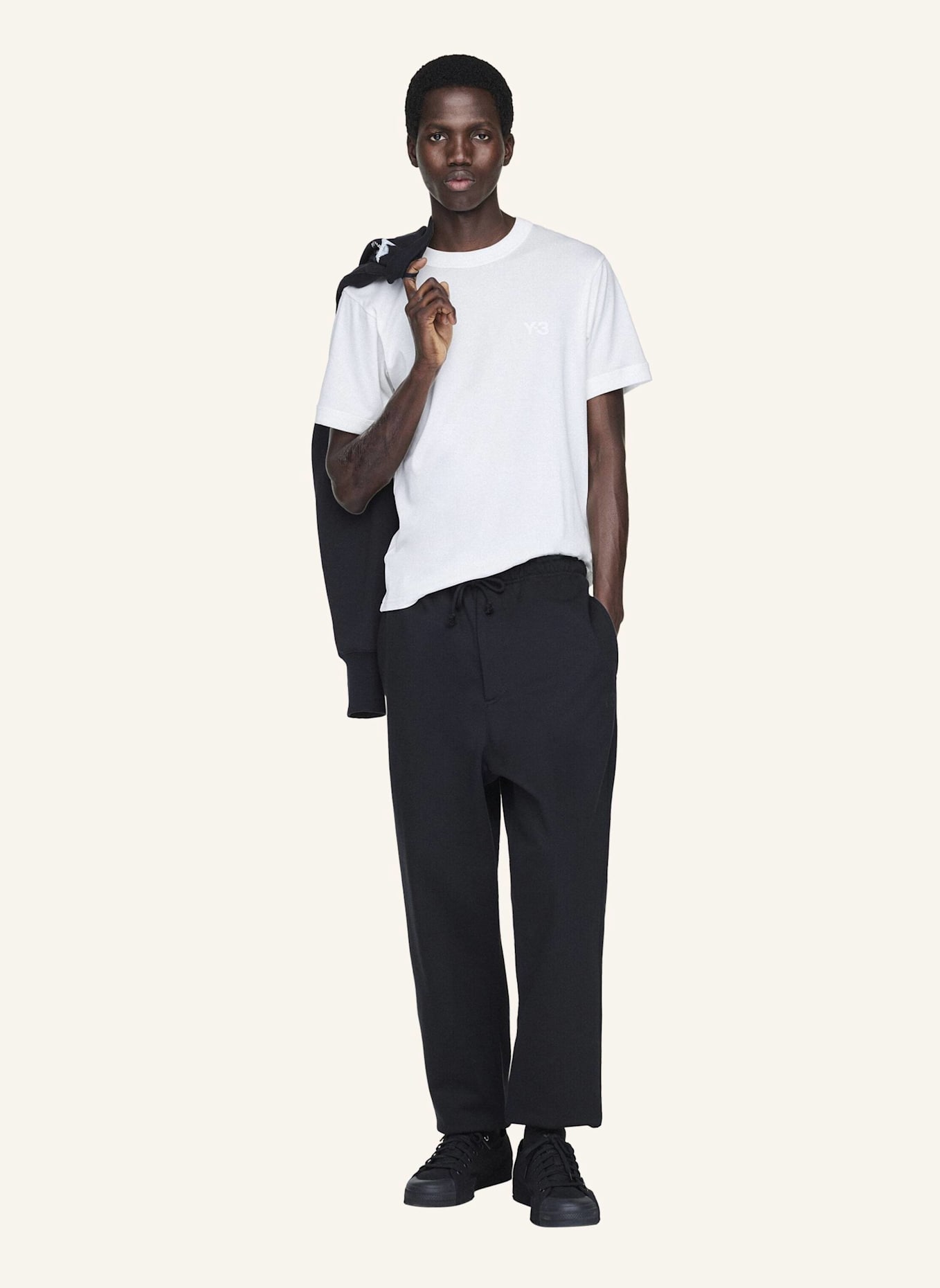 Y-3 Y-3 SLIM T-SHIRT: WEISS