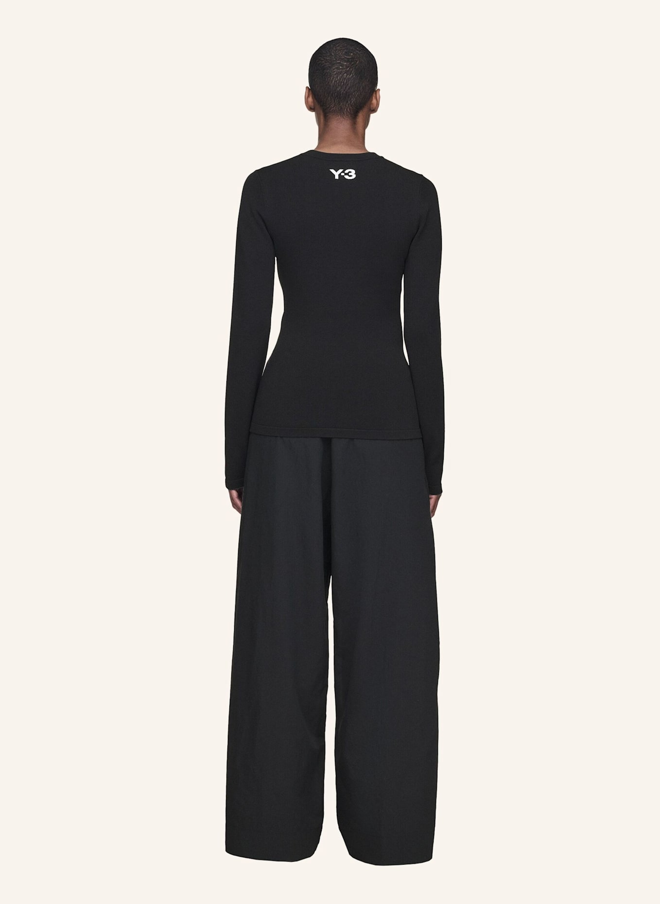 Y-3 Y-3 NYLON PANTS: SCHWARZ