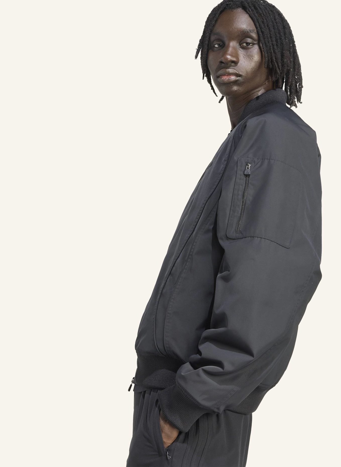 adidas Originals GEFÜTTERTE JACKE TEAMGEIST: SCHWARZ