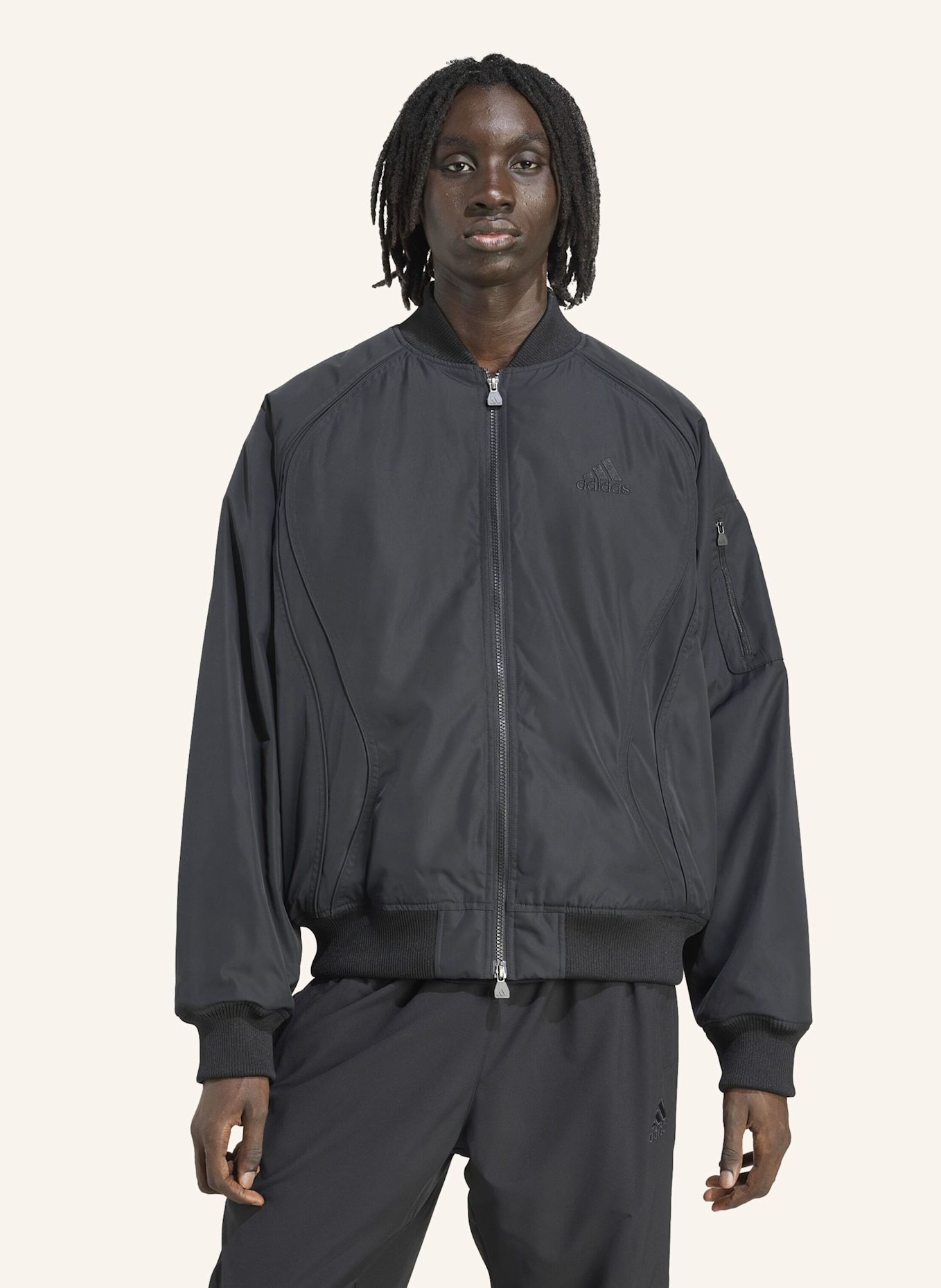 adidas Originals GEFÜTTERTE JACKE TEAMGEIST: SCHWARZ