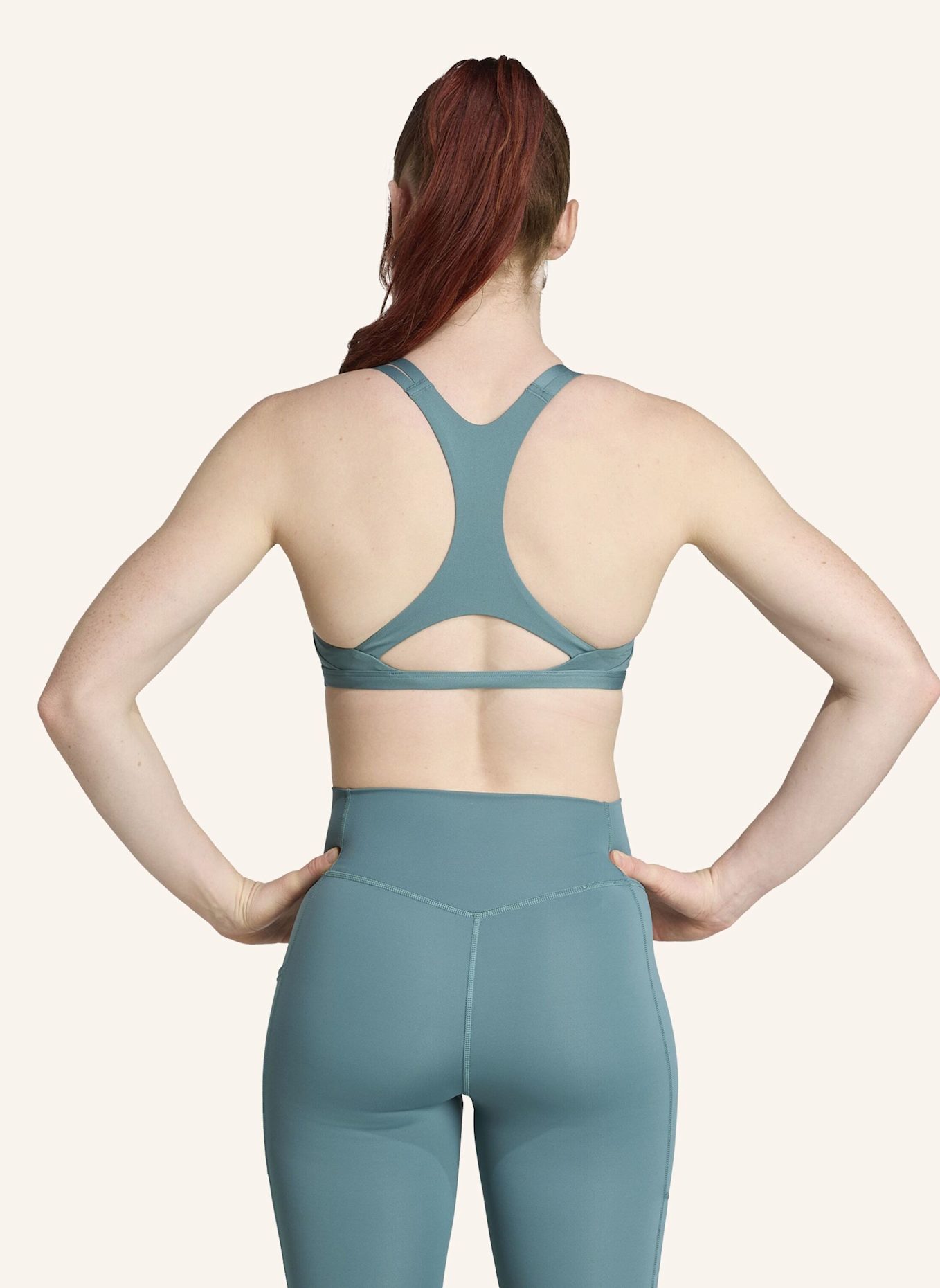 adidas Sport-BH AEROIMPACT LUXE TRAINING: TÜRKIS