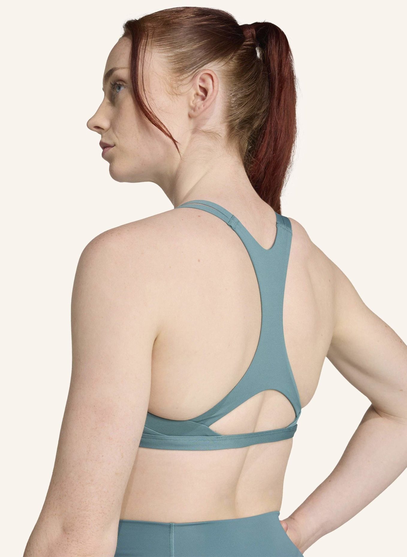 adidas Sport-BH AEROIMPACT LUXE TRAINING: TÜRKIS