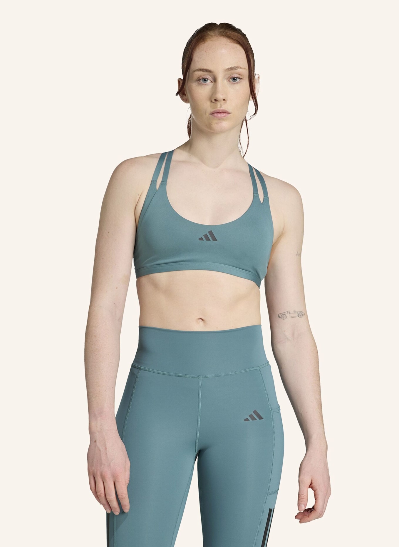 adidas Sport-BH AEROIMPACT LUXE TRAINING: TÜRKIS