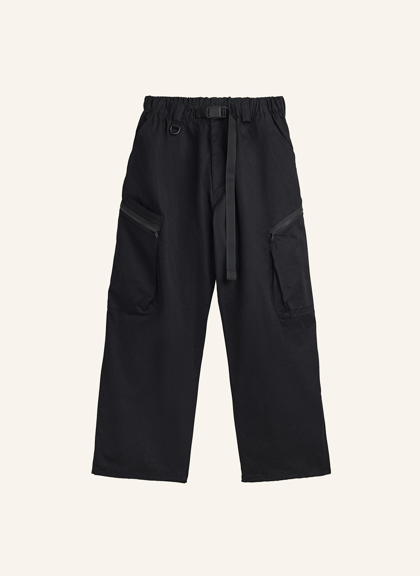 Y-3 Y-3 UT TWILL CARGOHOSE: SCHWARZ