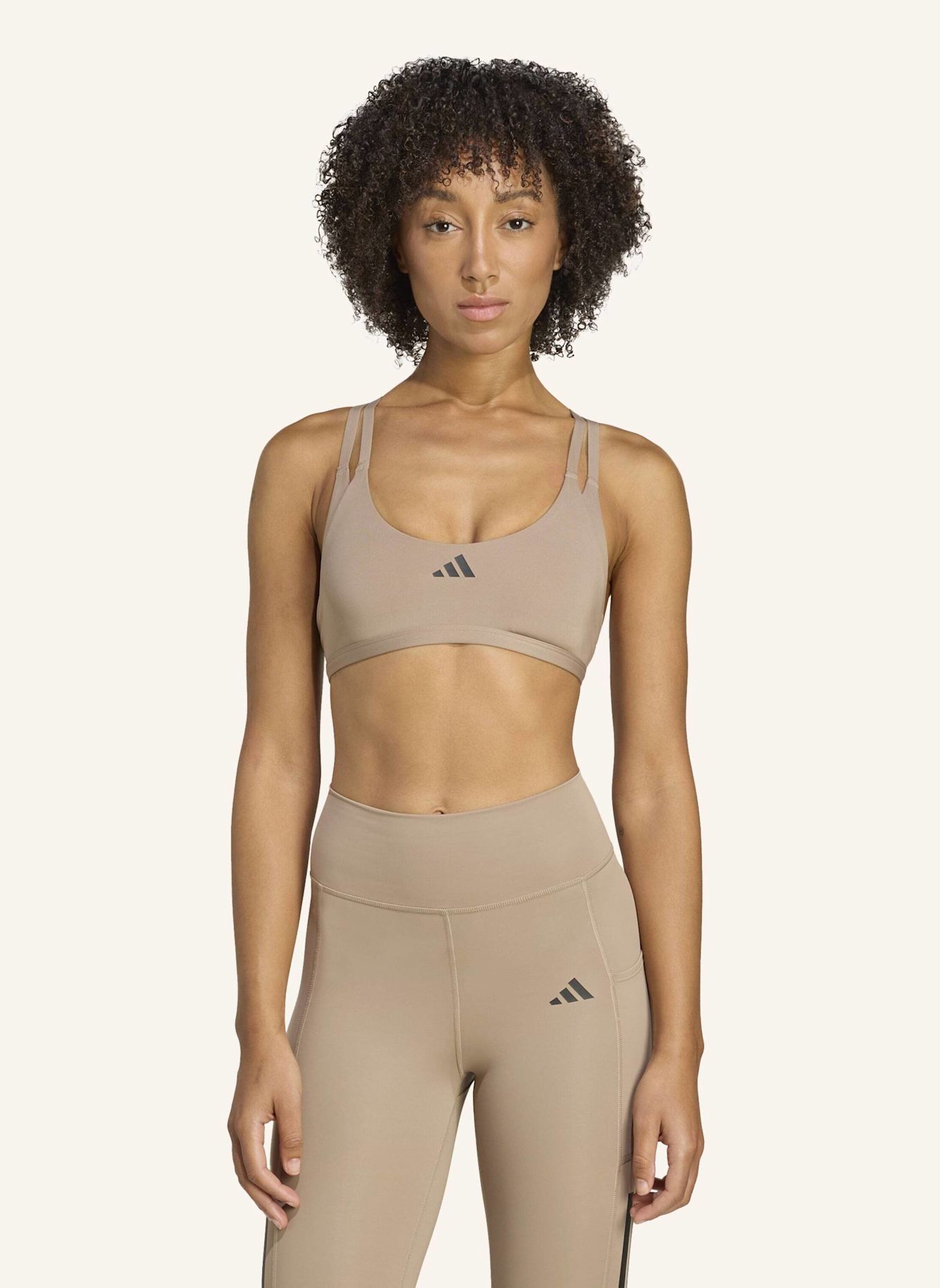 adidas Sport-BH AEROIMPACT LUXE TRAINING: BRAUN