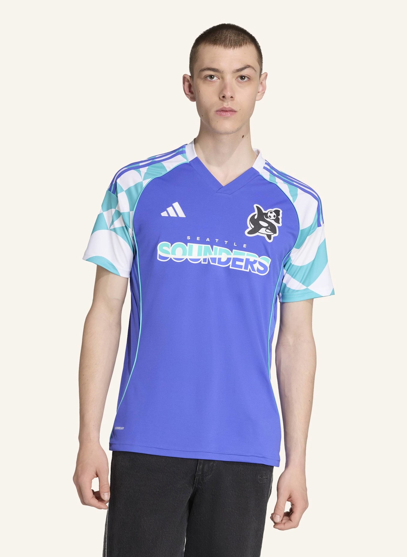 adidas SEATTLE SOUNDERS 25/26 AUSWEICHTRIKOT: BLAU