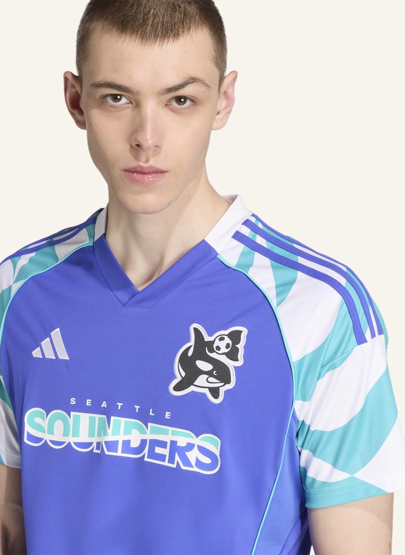 adidas SEATTLE SOUNDERS 25/26 AUSWEICHTRIKOT: BLAU