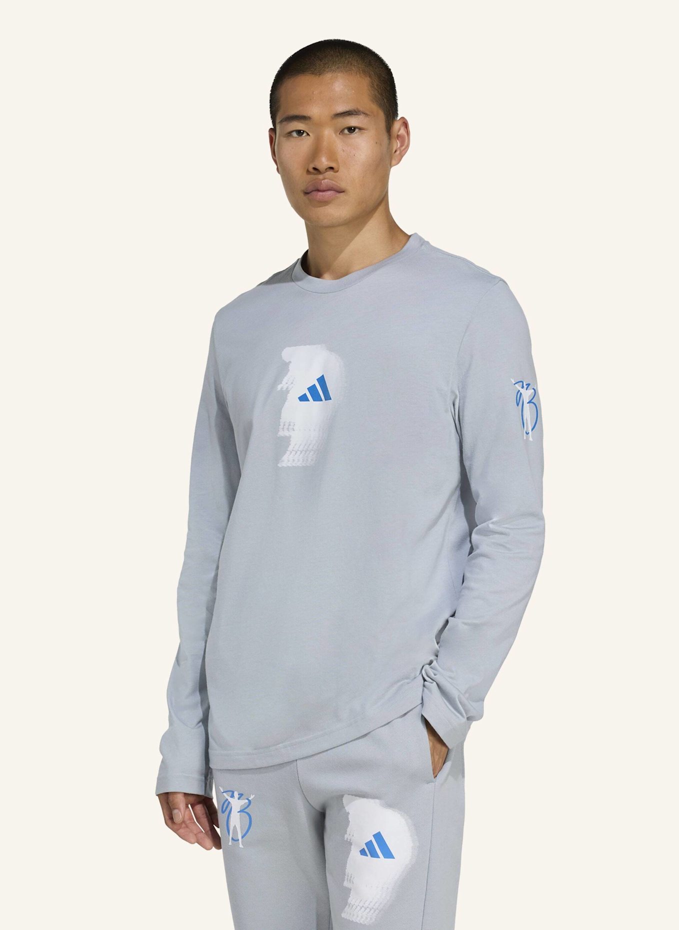 adidas JUDE BELLINGHAM LONGSLEEVE: GRAU