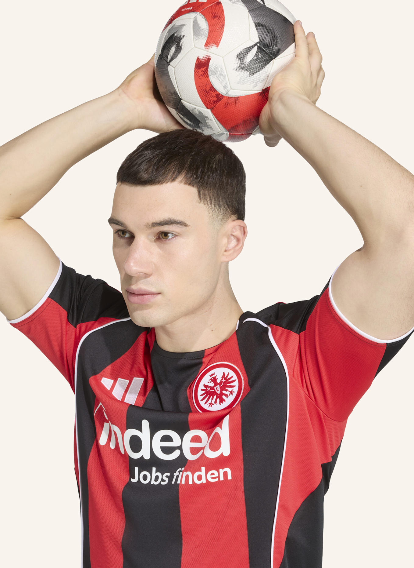 adidas EINTRACHT FRANKFURT 25/26 HEIMTRIKOT: SCHWARZ