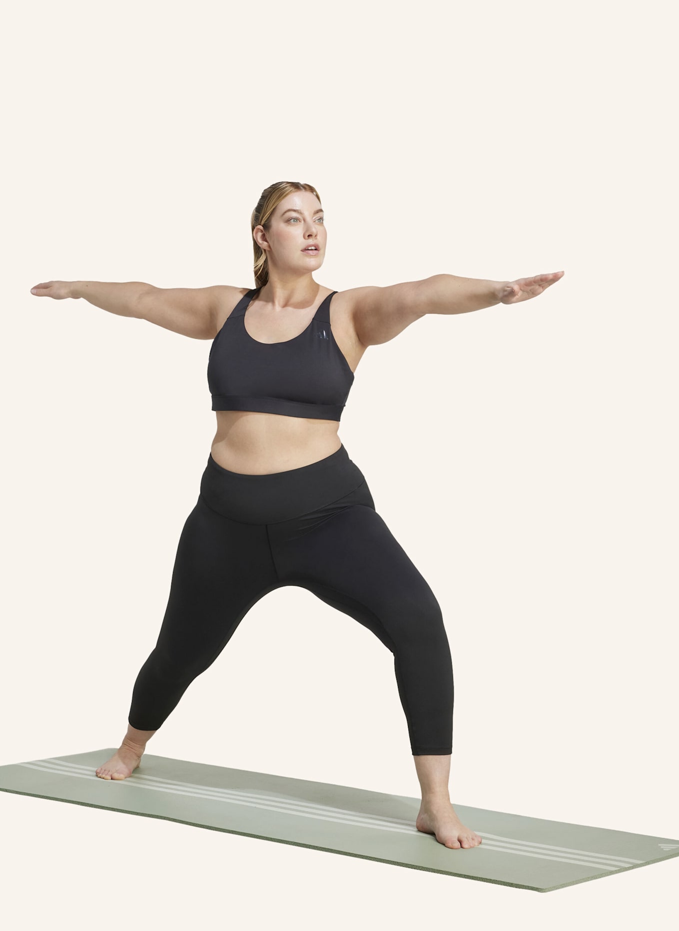 adidas ALL ME 7/8-LEGGINGS – GROSSE GRÖSSEN: SCHWARZ