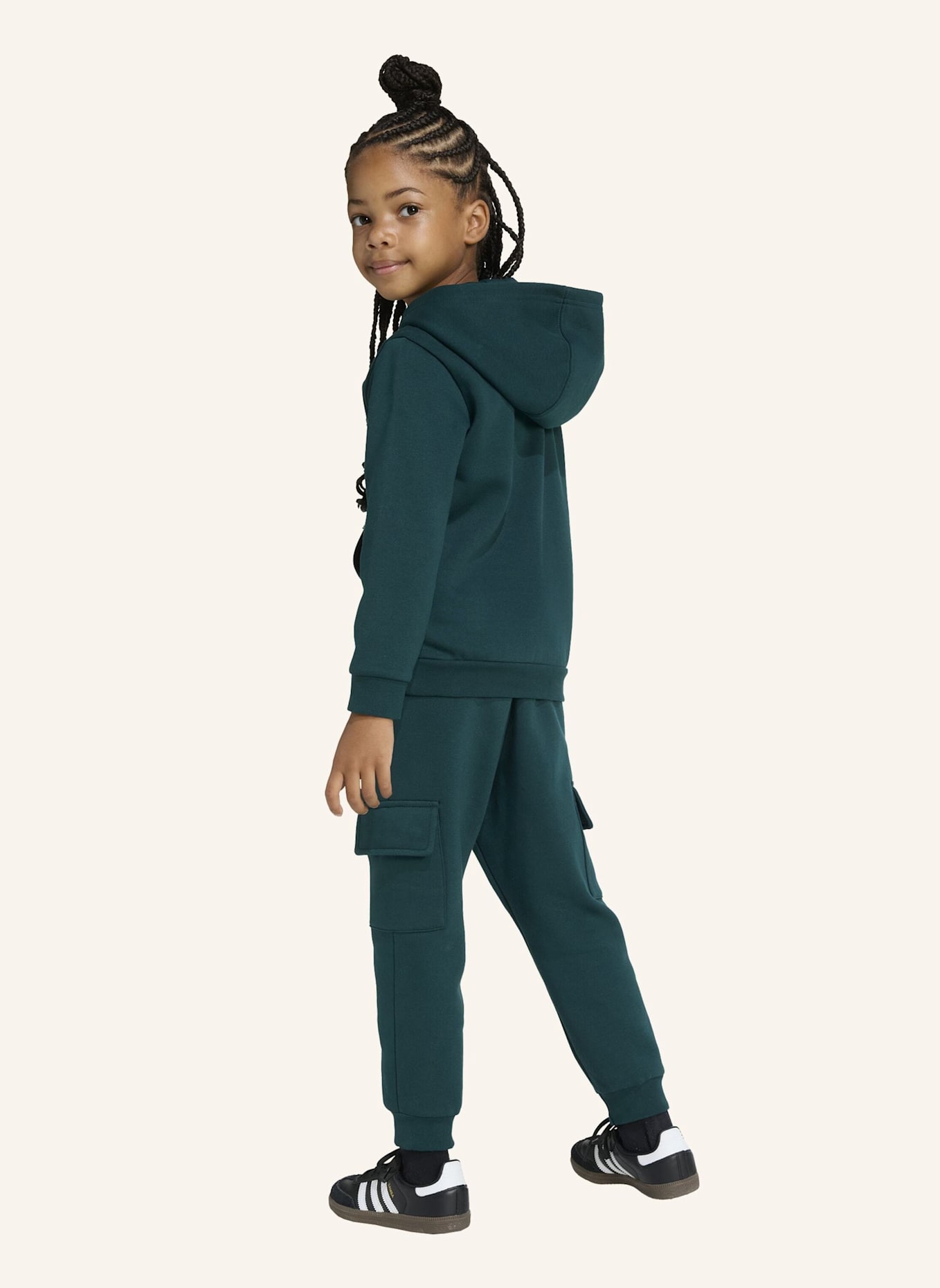 adidas Originals KIDS CARGO HOODIE-SET: GRÜN