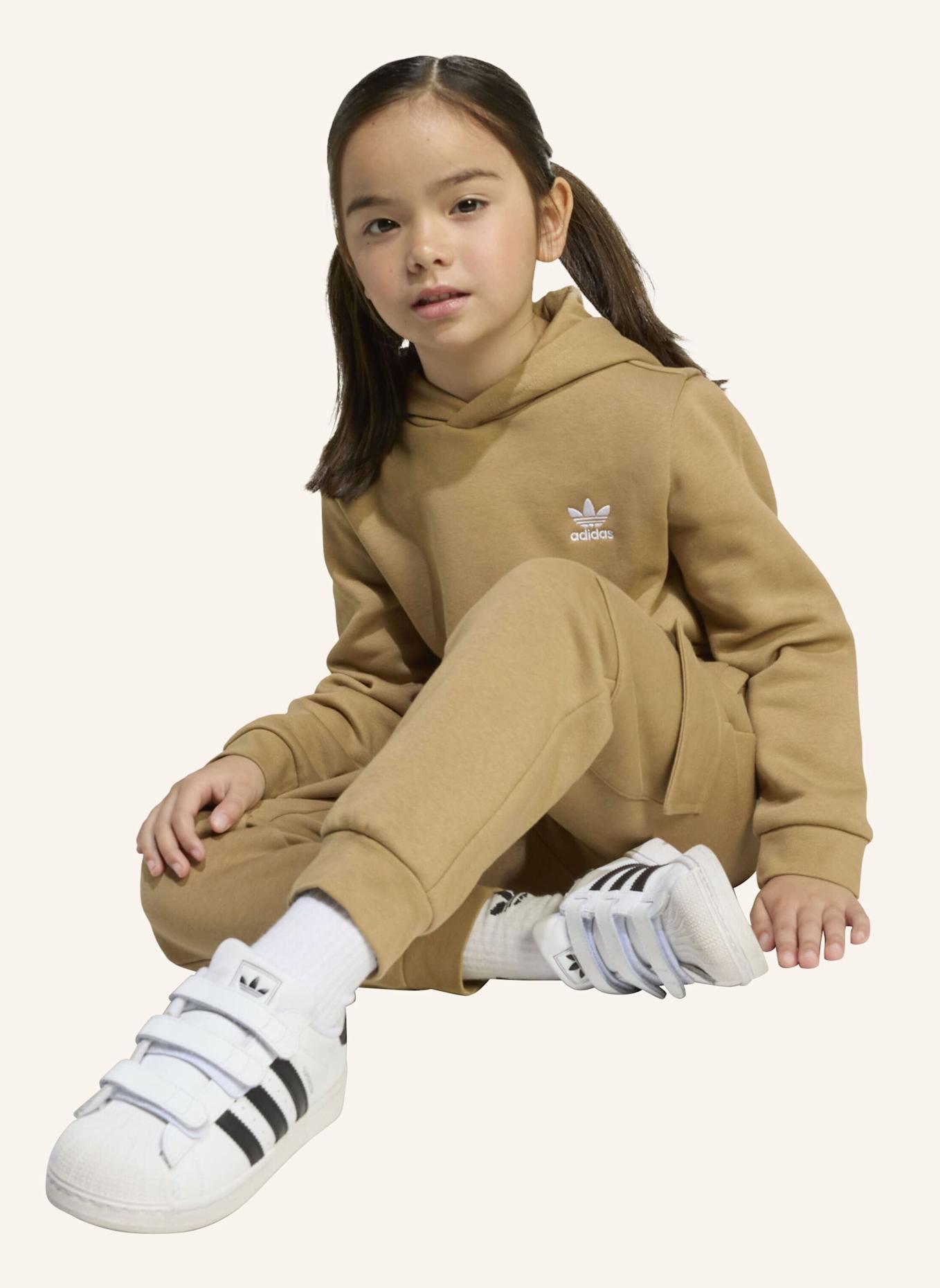 adidas Originals KIDS CARGO HOODIE-SET: BRAUN
