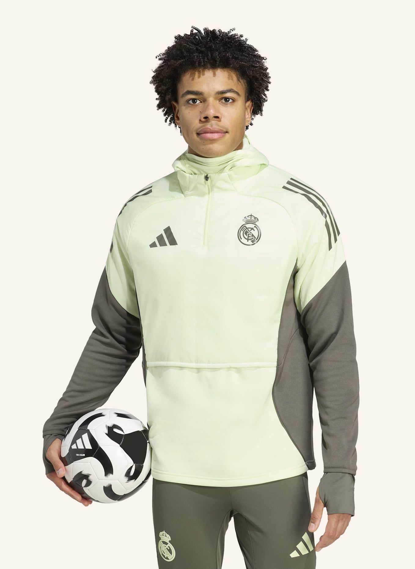 adidas REAL MADRID TIRO 25 COMPETITION WINTERIZED TOP: GRÜN