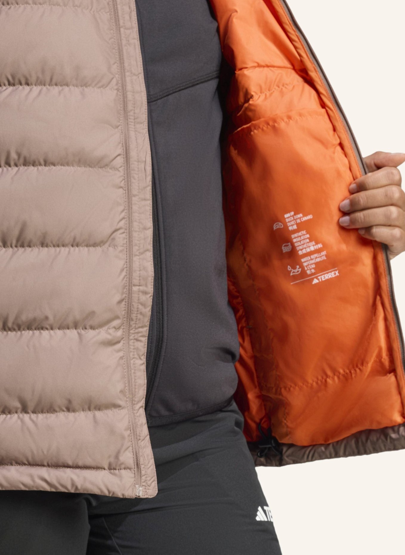 adidas TERREX TERREX MULTI LIGHT DOWN CLIMAWARM JACKE: BRAUN