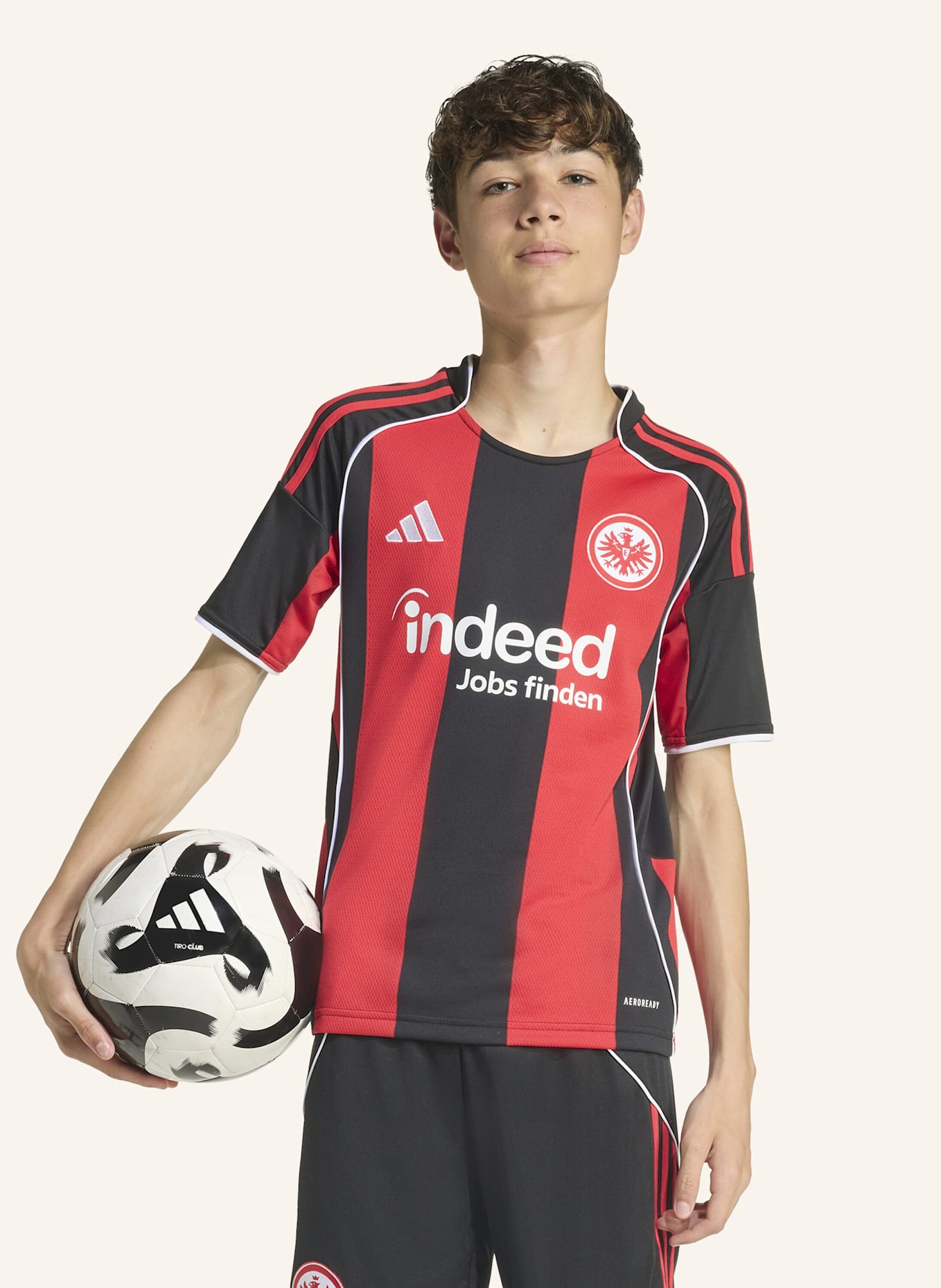 adidas EINTRACHT FRANKFURT 25/26 HEIMTRIKOT: SCHWARZ