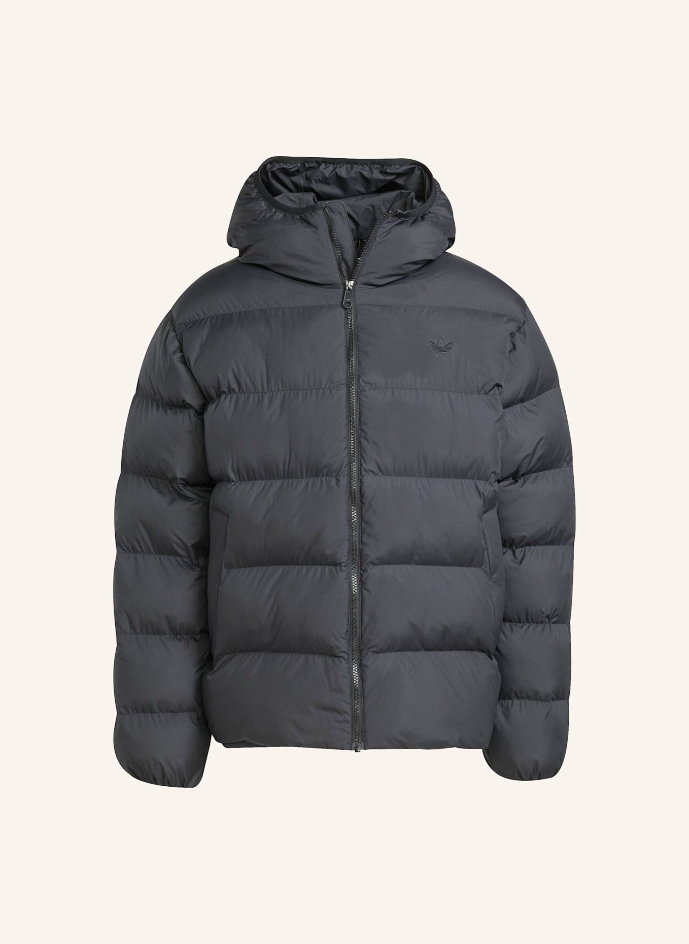 adidas Originals TONAL HOODED PUFFER JACKE: SCHWARZ