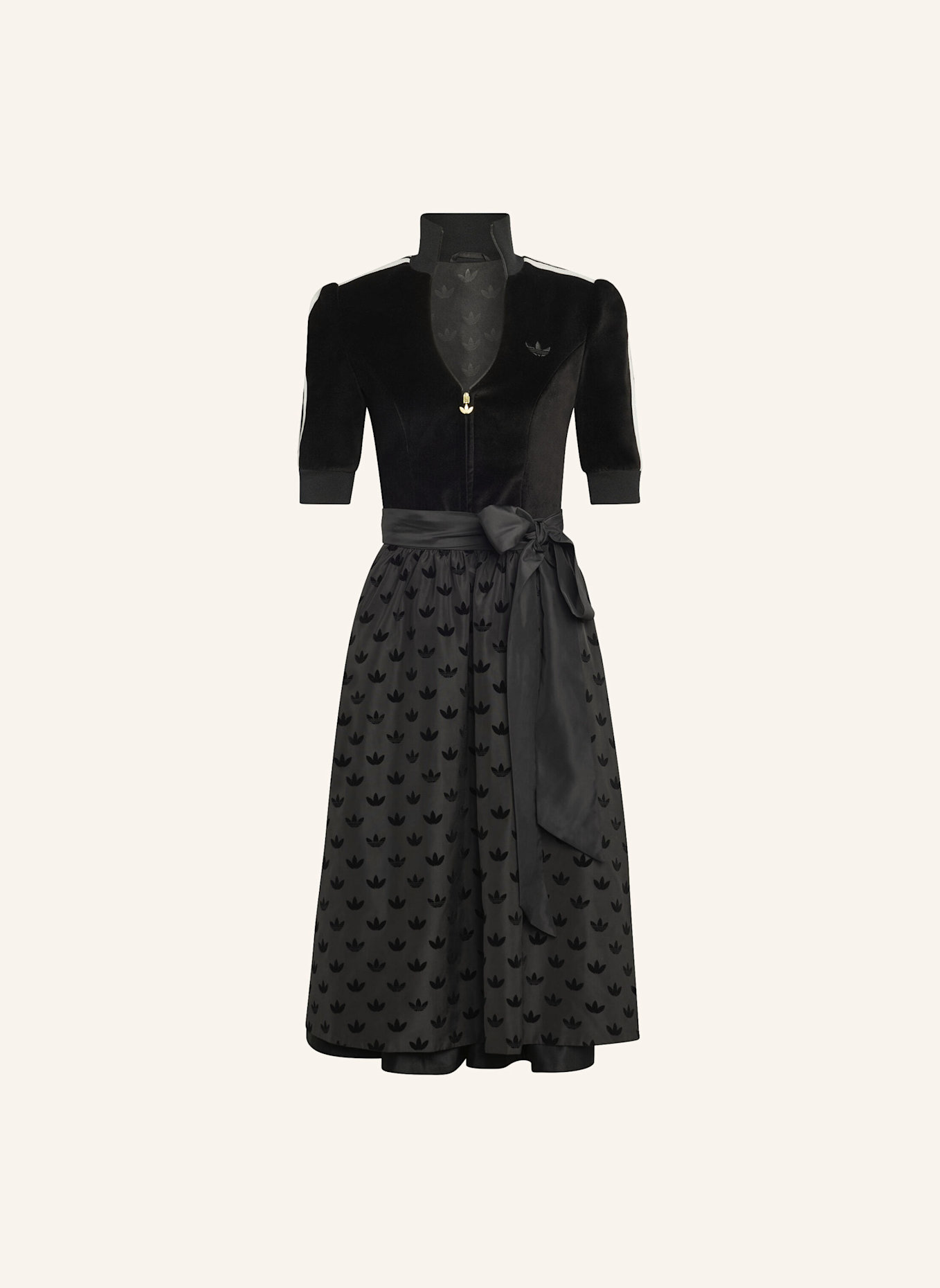adidas Originals ADIDAS ORIGINALS DIRNDL KLEID: SCHWARZ