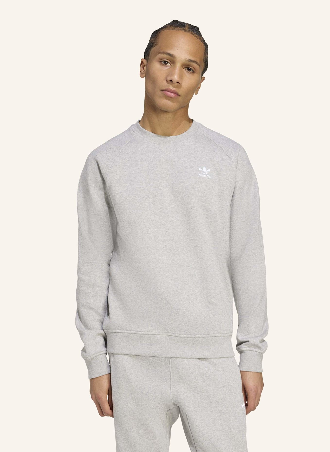 adidas Originals TREFOIL ESSENTIALS SWEATSHIRT: WEISS