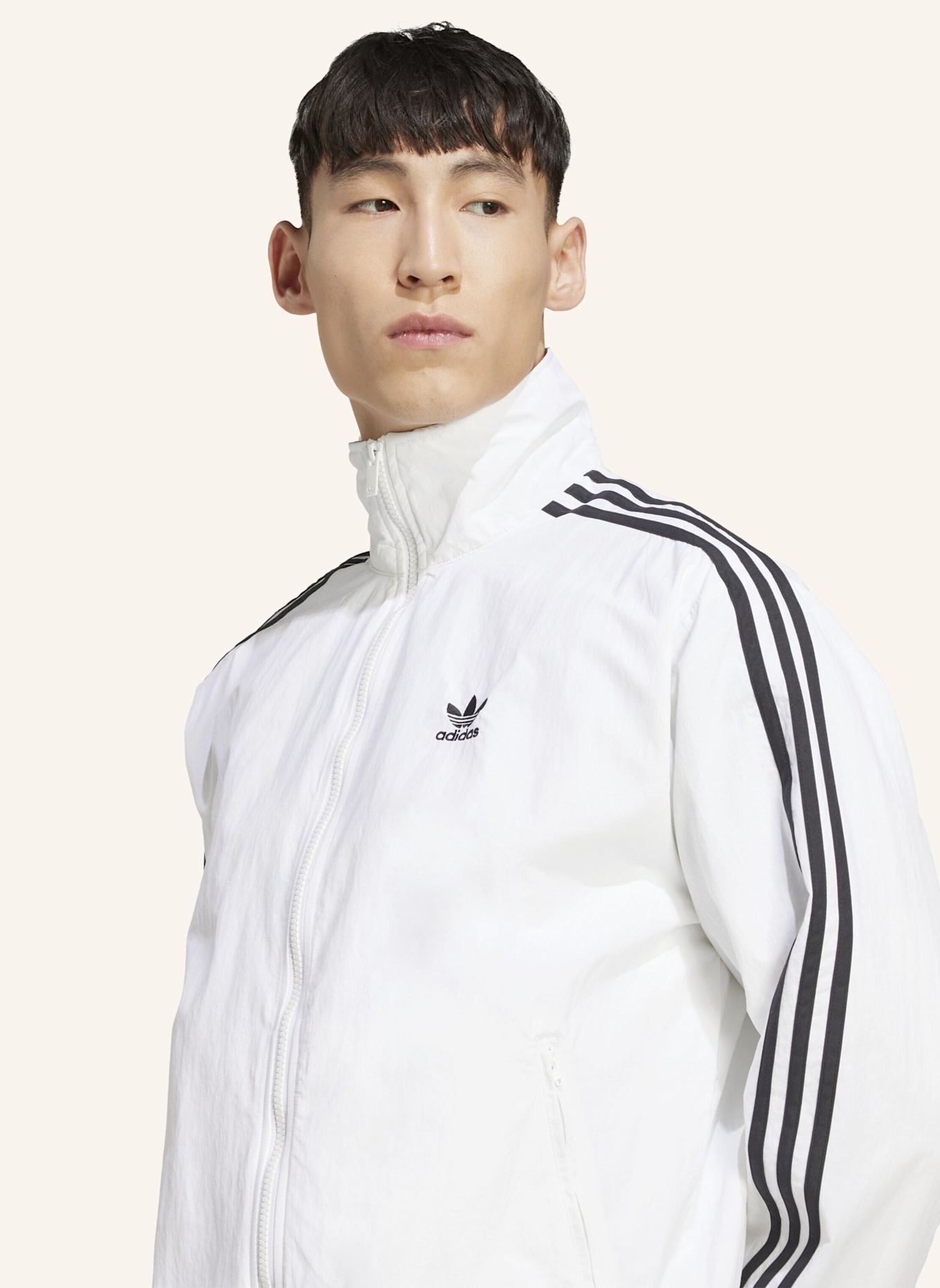 adidas Originals Trainingsjacke FIREBIRD: WEISS/ SCHWARZ