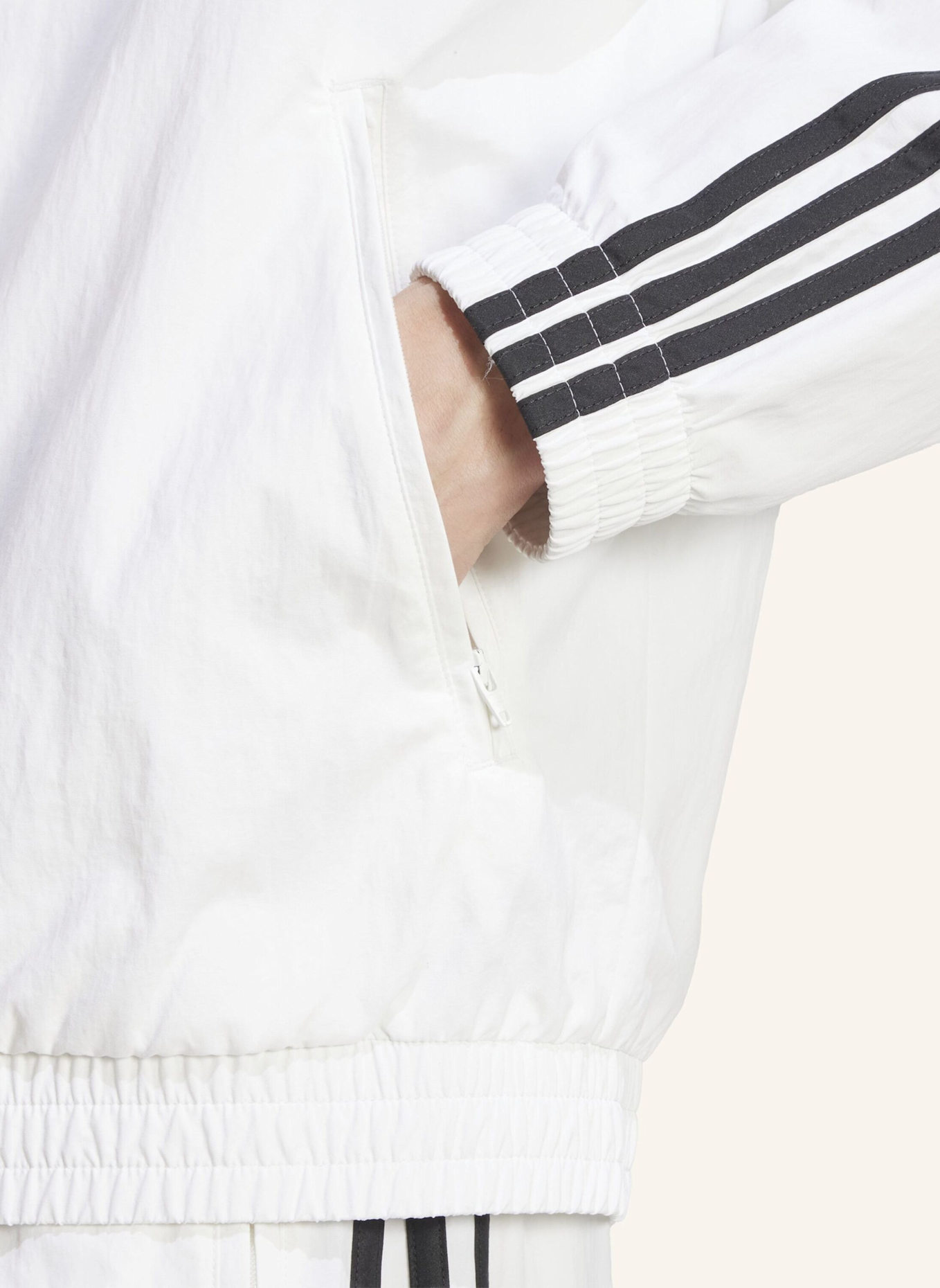 adidas Originals Trainingsjacke FIREBIRD: WEISS/ SCHWARZ