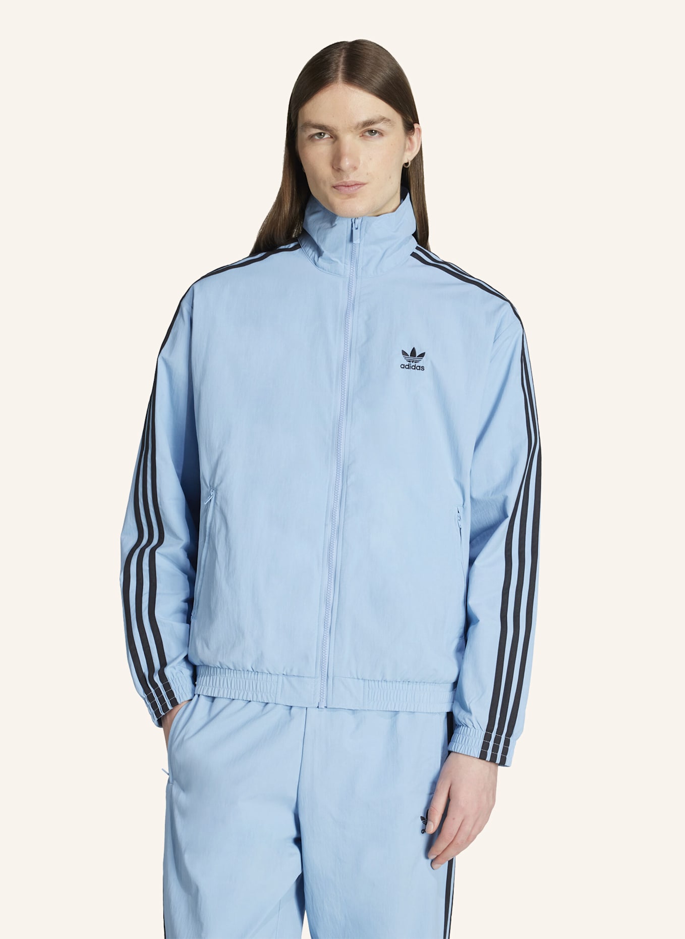 adidas Originals Trainingsjacke FIREBIRD: BLAU/ SCHWARZ