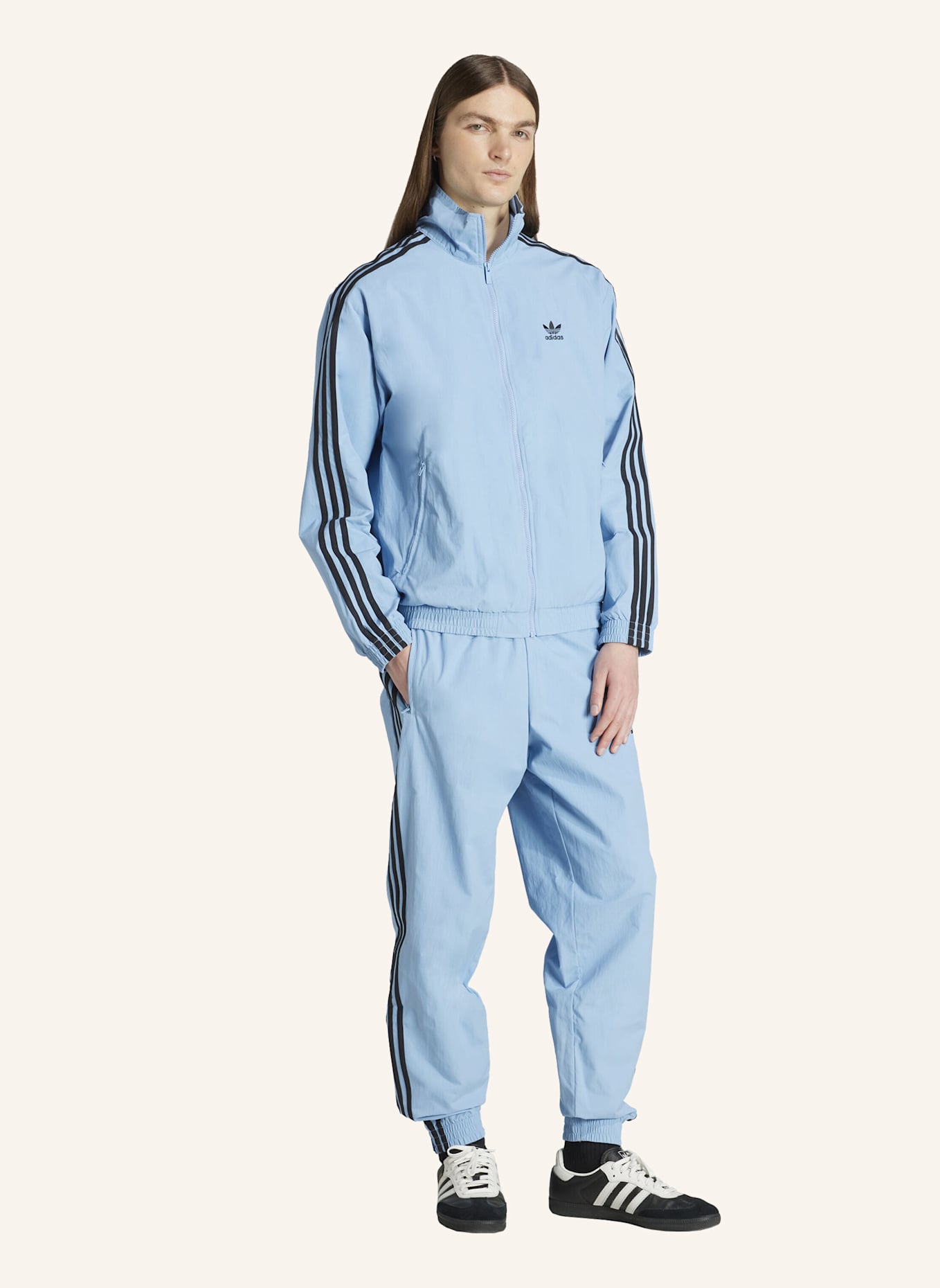 adidas Originals Trainingsjacke FIREBIRD: BLAU/ SCHWARZ