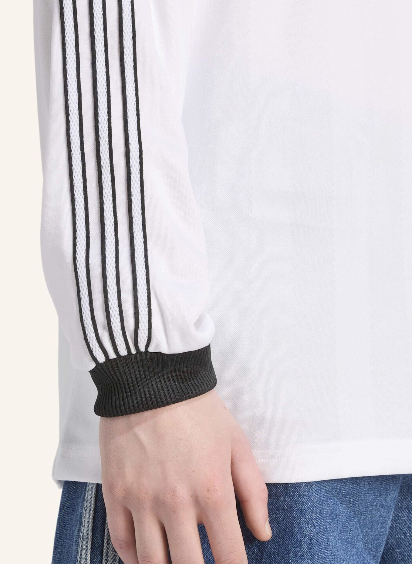adidas Originals LANGÄRMELIGES TRIKOT: WEISS