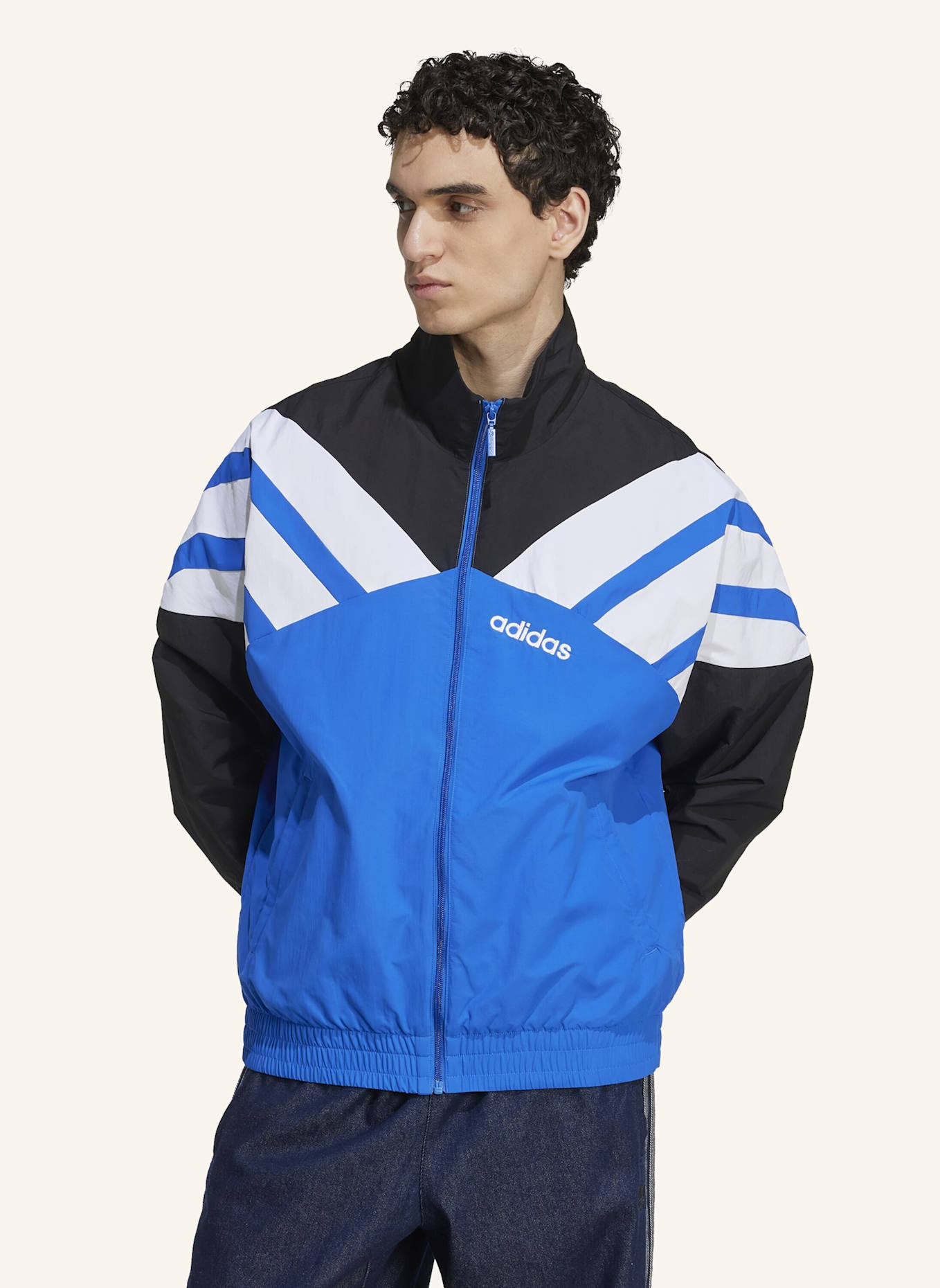 adidas Originals ORIGINALS JACKE: BLAU/ SCHWARZ