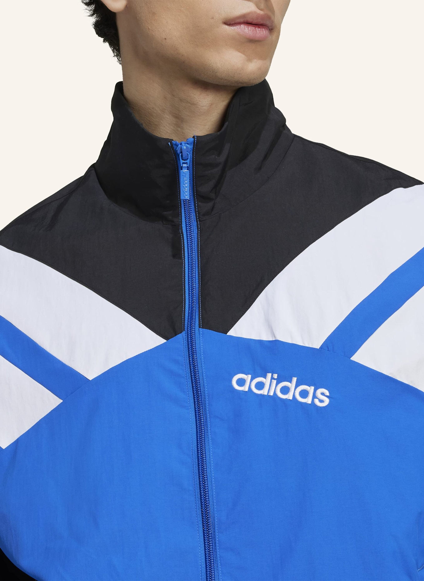 adidas Originals ORIGINALS JACKE: BLAU/ SCHWARZ