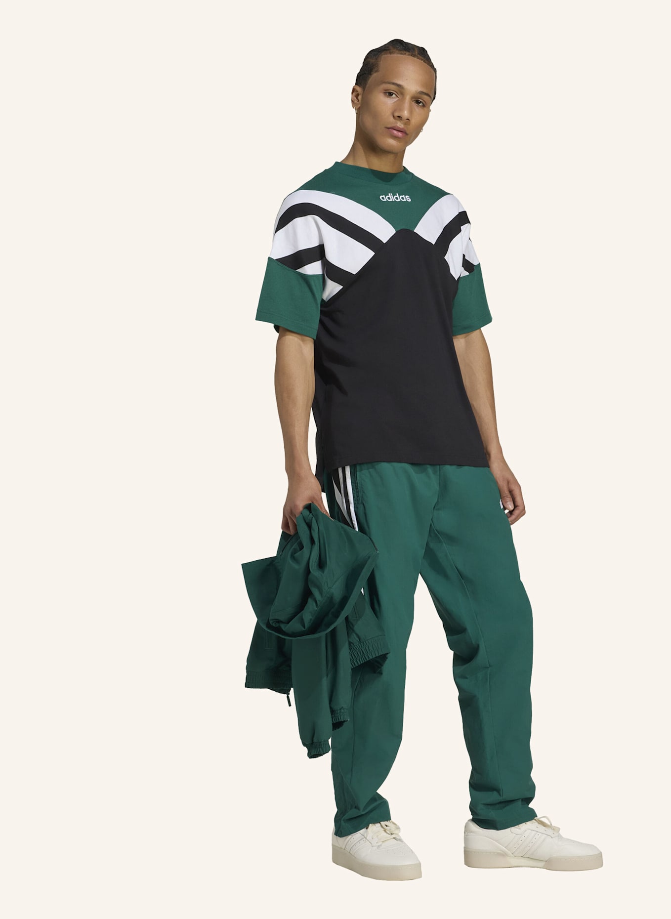 adidas Originals TRAININGSHOSE: GRÜN