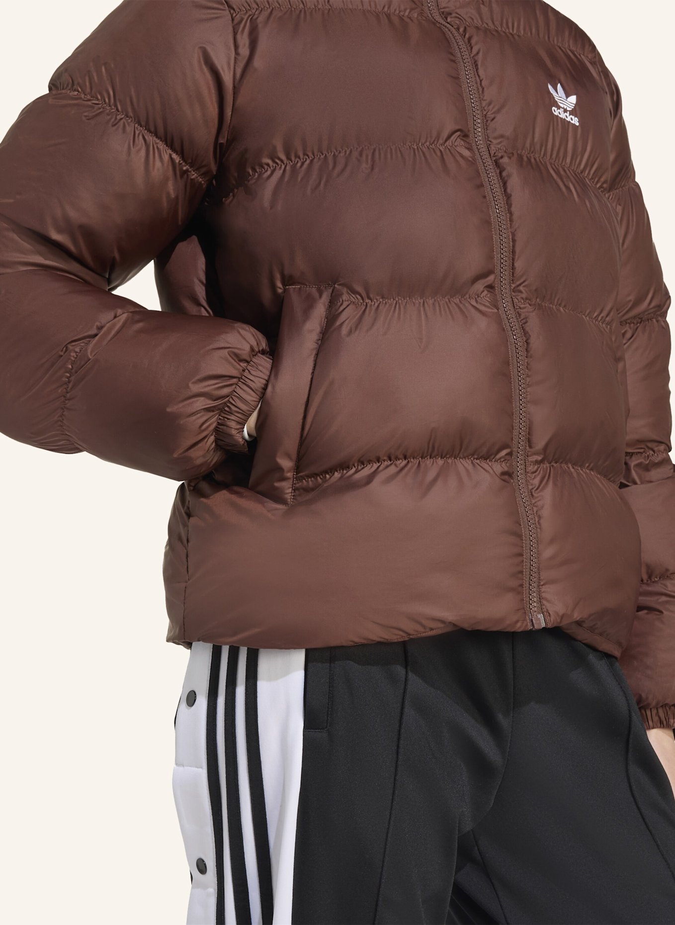 adidas Originals ADICOLOR SHORT PUFFER JACKE: BRAUN