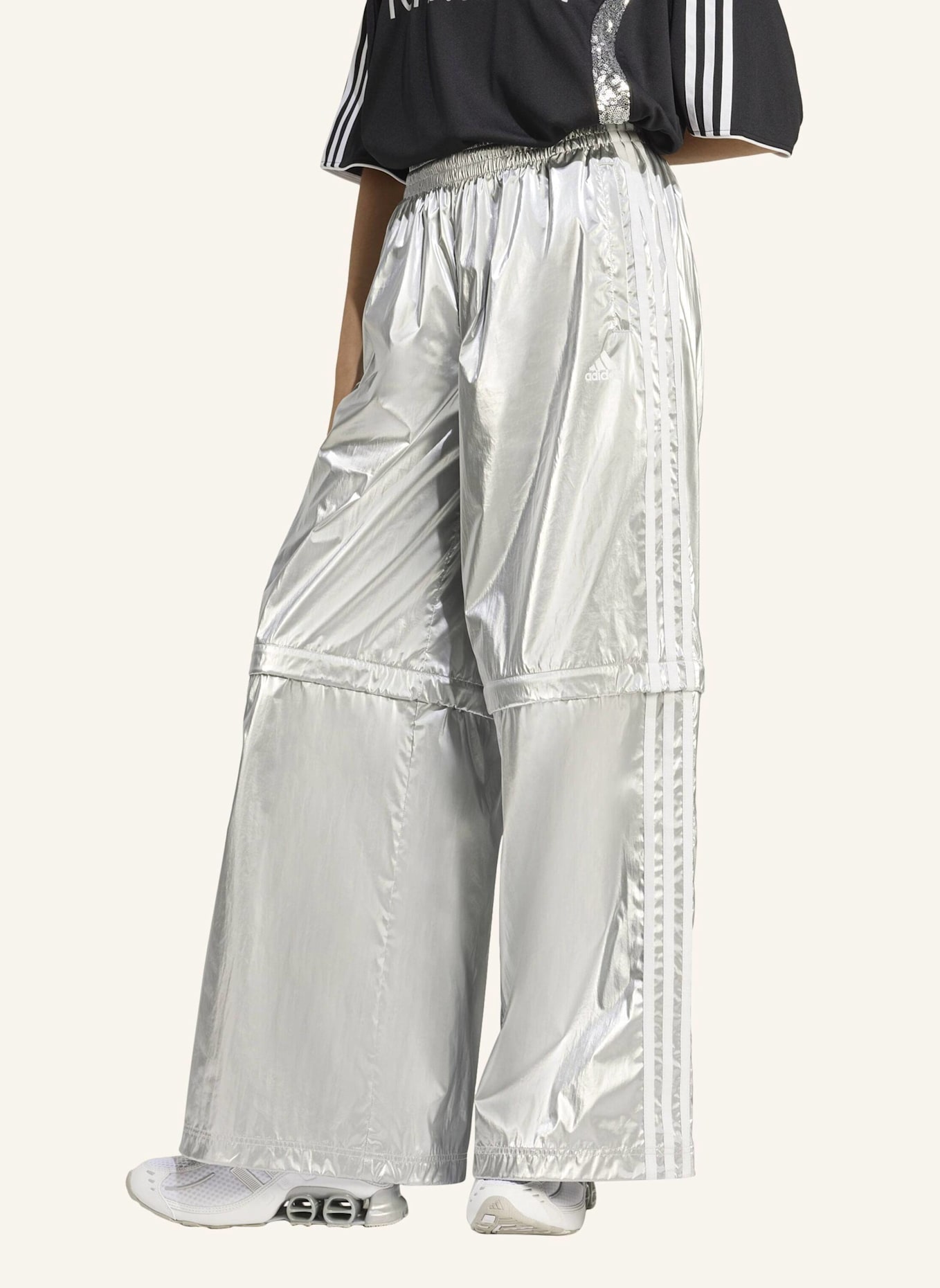 adidas Originals ADILENIUM SEASON 4 TEAMGEIST OVERSIZED SILBER TRAININGSHOSE: SILBER