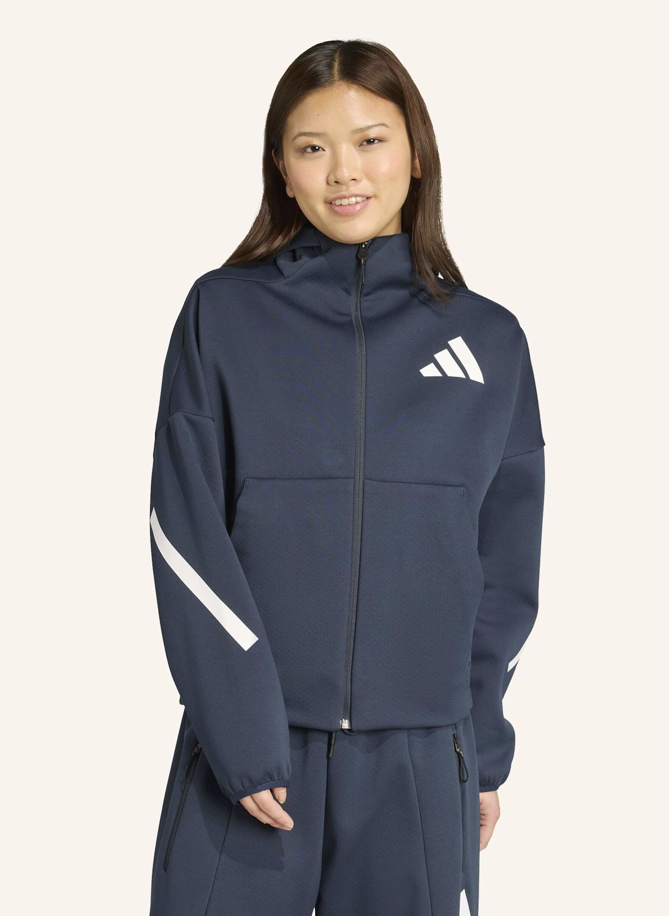 adidas Sweatjacke Z.N.E. FULL ZIP: SCHWARZ