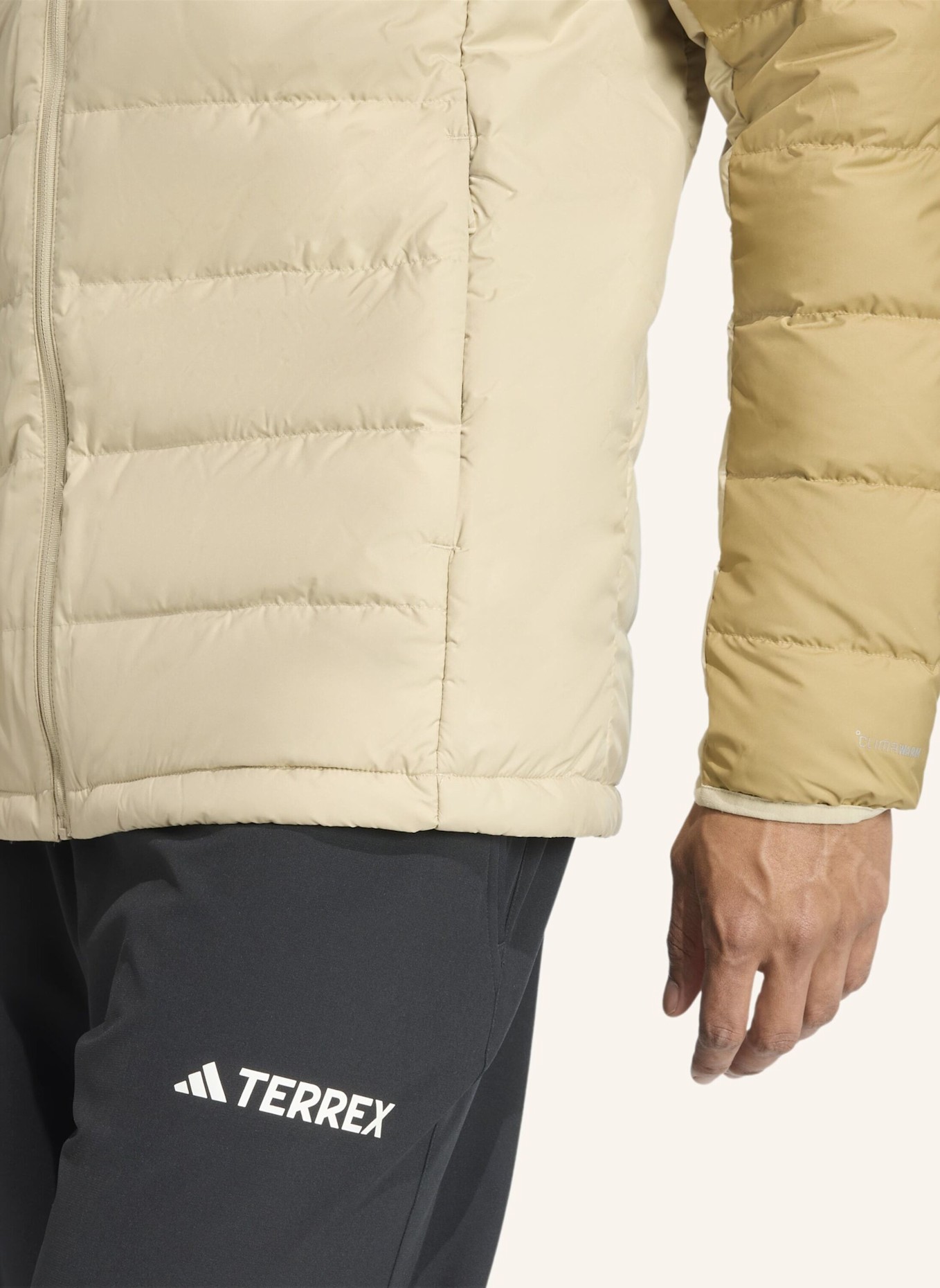 adidas TERREX TERREX MULTI LIGHT DOWN CLIMAWARM JACKE: BEIGE