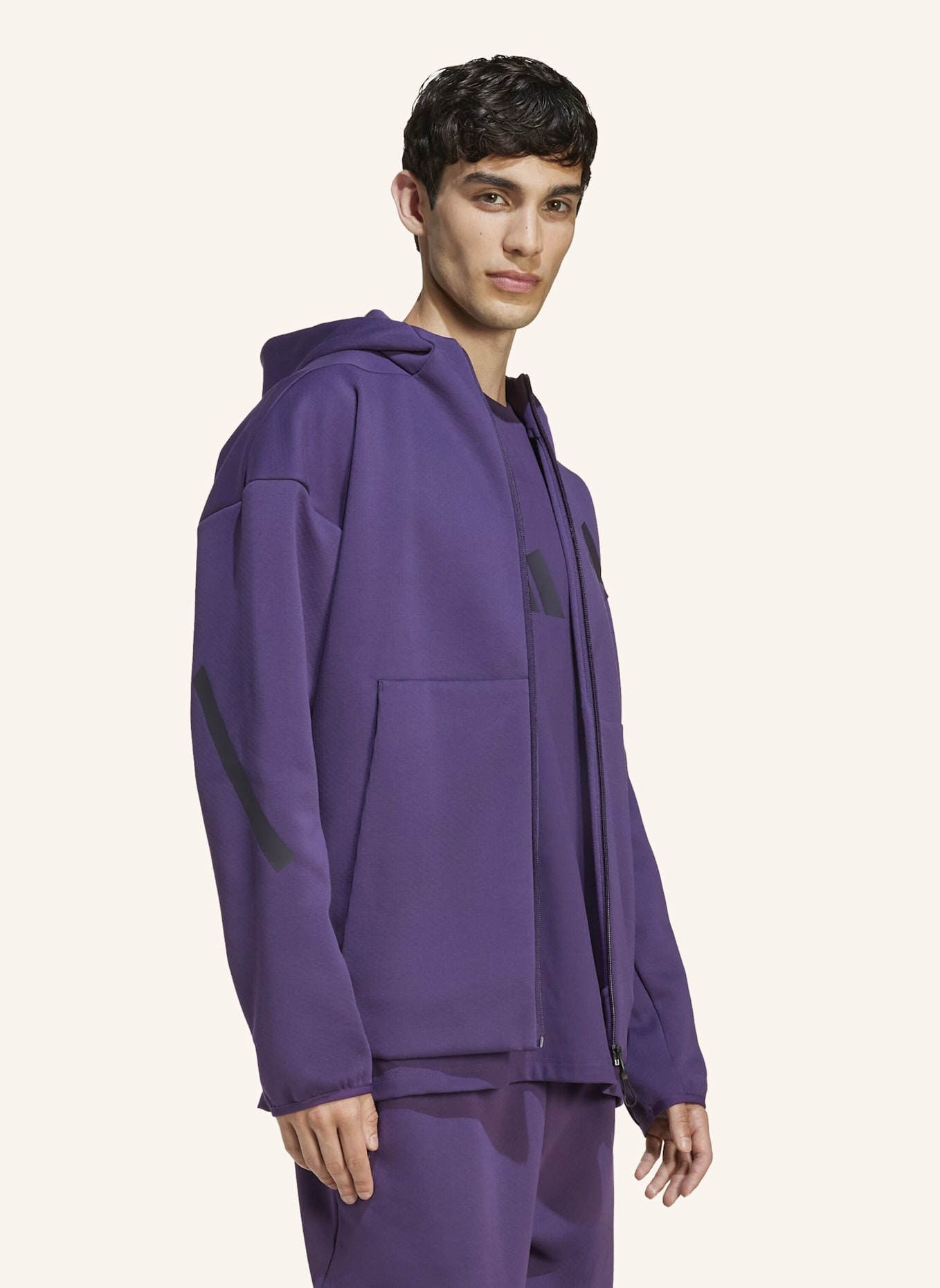 adidas Sweatjacke Z.N.E.: LILA