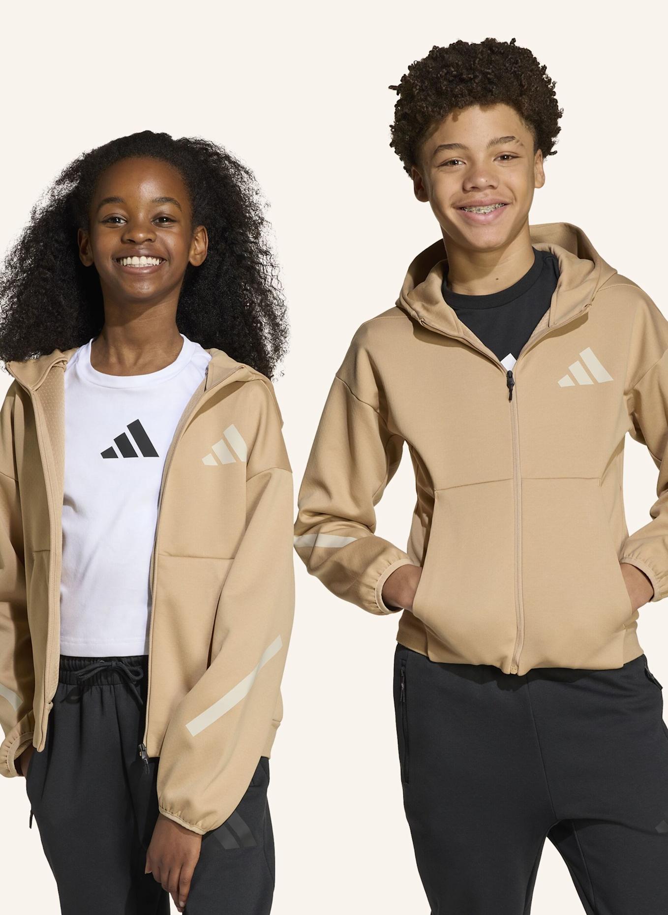 adidas Sweatjacke Z.N.E. FULL ZIP: BEIGE