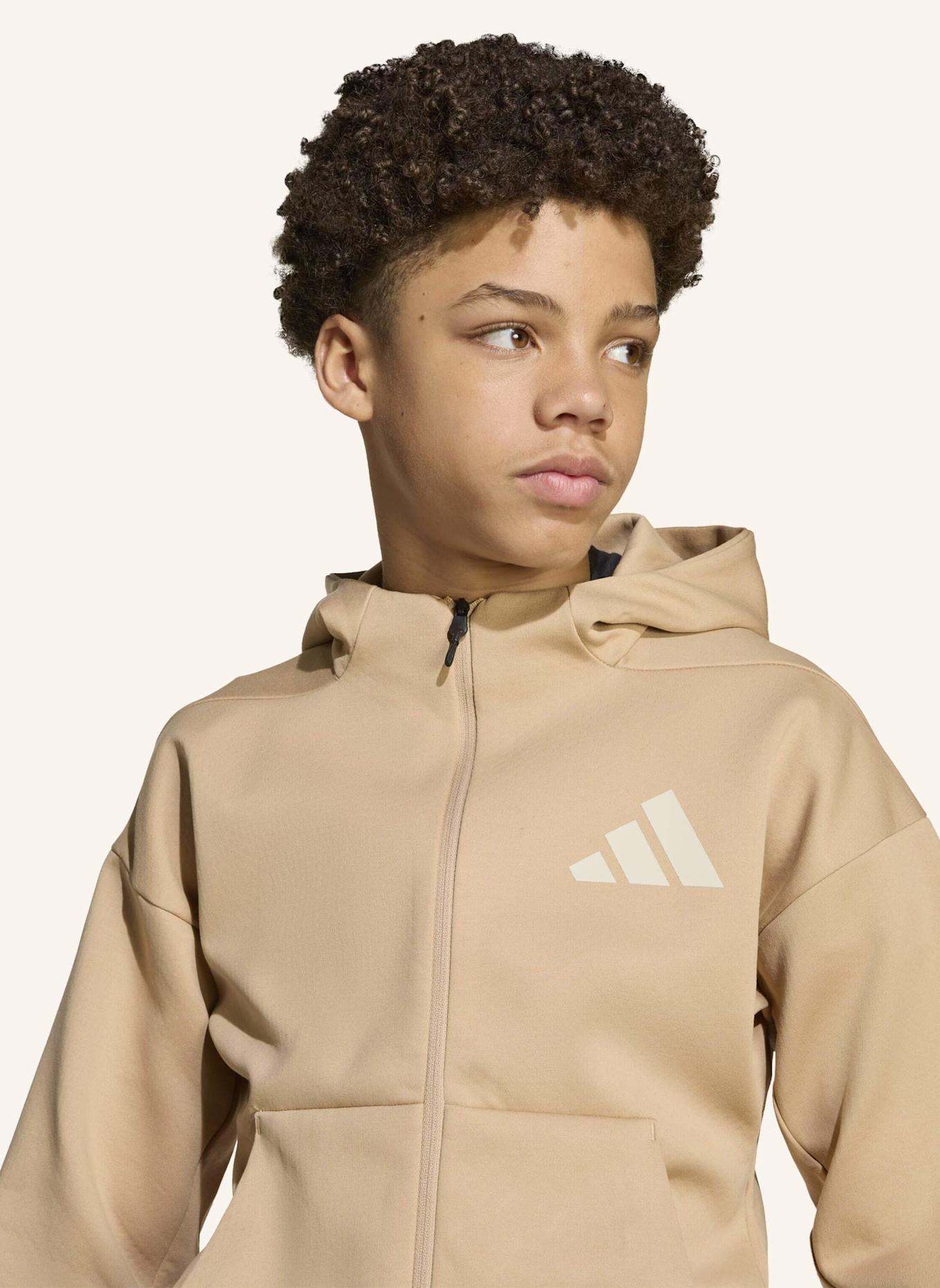 adidas Sweatjacke Z.N.E. FULL ZIP: BEIGE