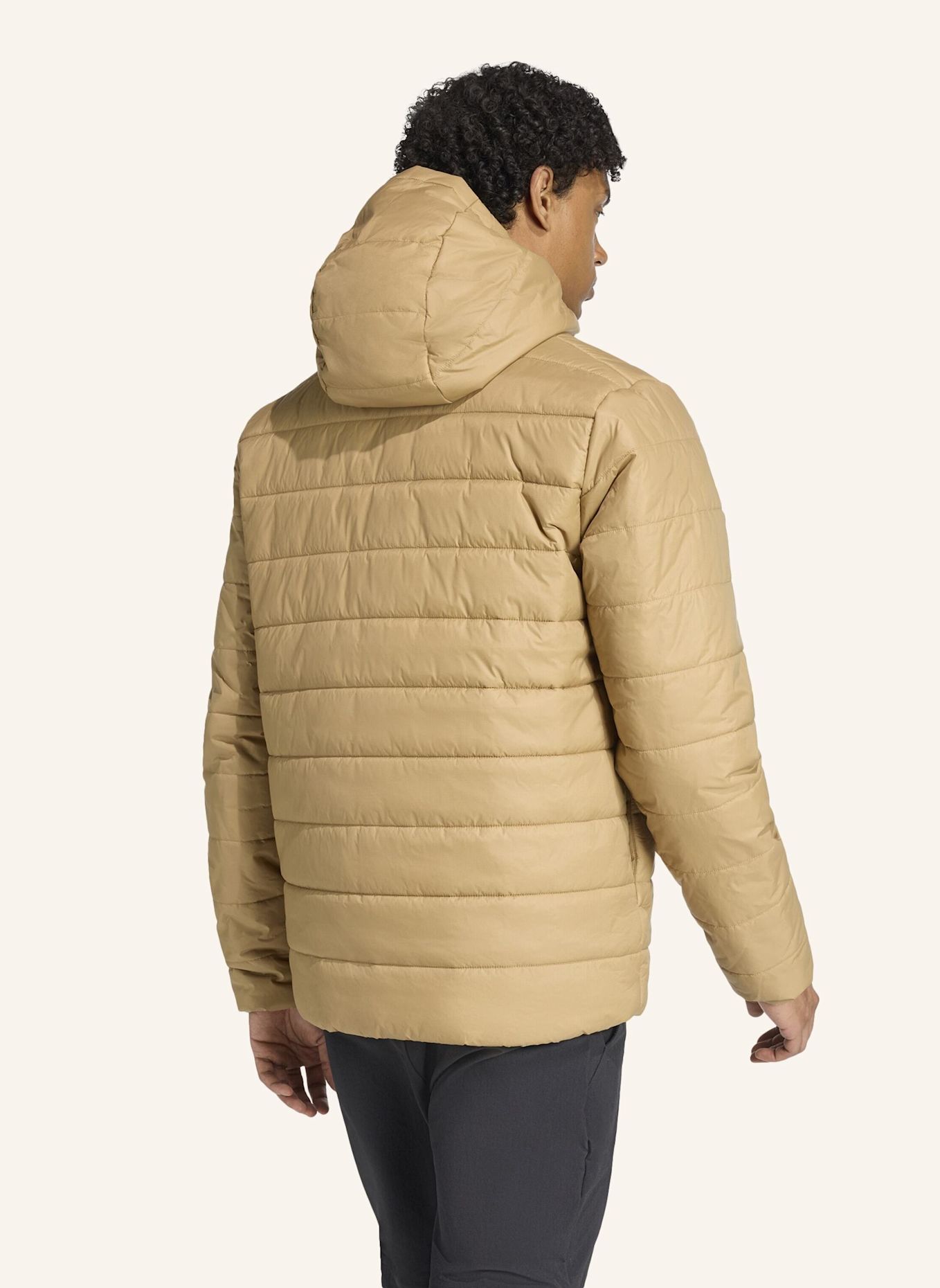 adidas TERREX TERREX MULTI ESSENTIALS CLIMAWARM ISOLIERTE KAPUZENJACKE: BRAUN