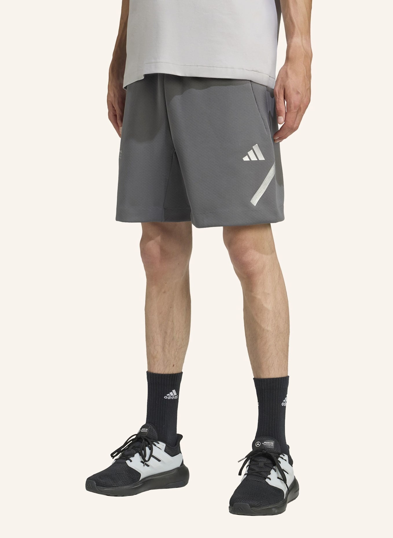 adidas MERCEDES-AMG PETRONAS F1 TEAM SILBERPFEILE T-SHIRT: GRAU